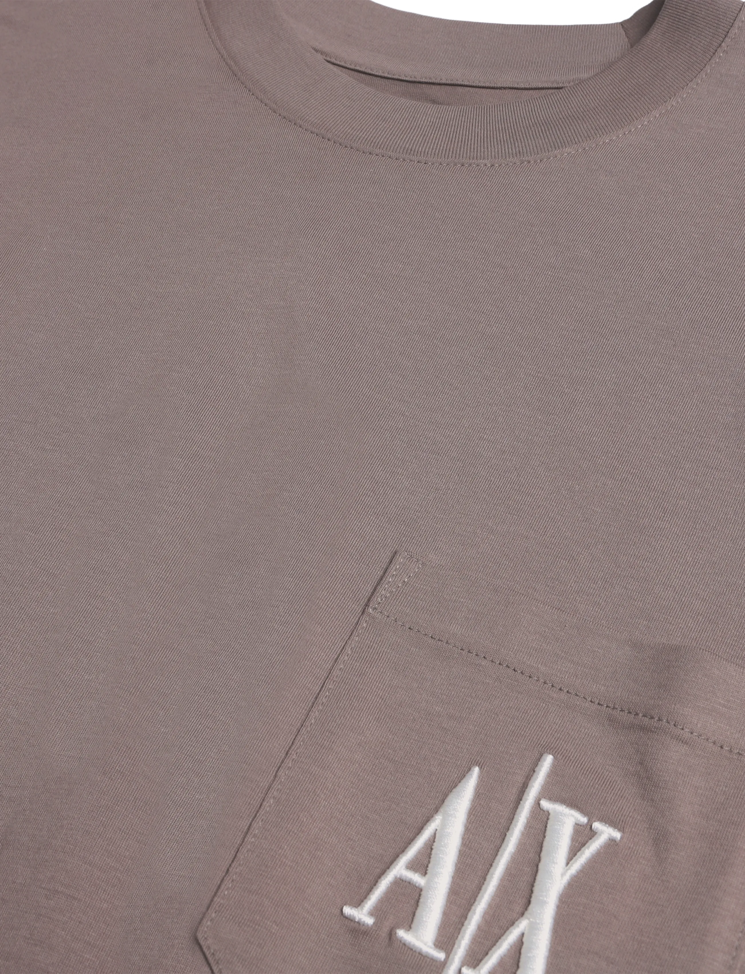 Armani Exchange - T-SHIRT - kurzärmelige t-shirts - driftwood - 2