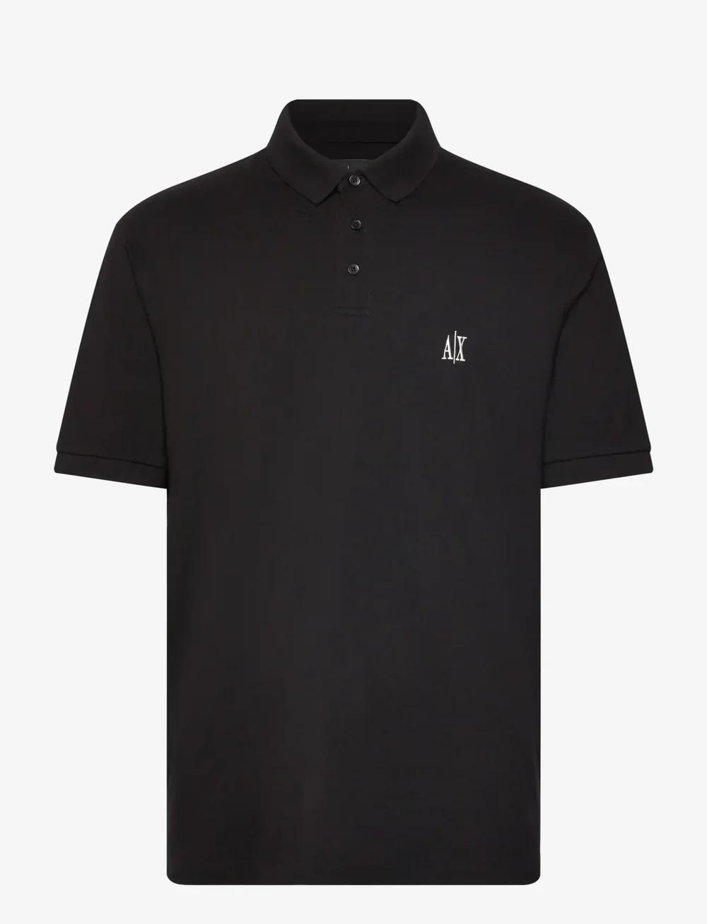 Armani Exchange - POLO SHIRT - kortärmade pikéer - black - 0