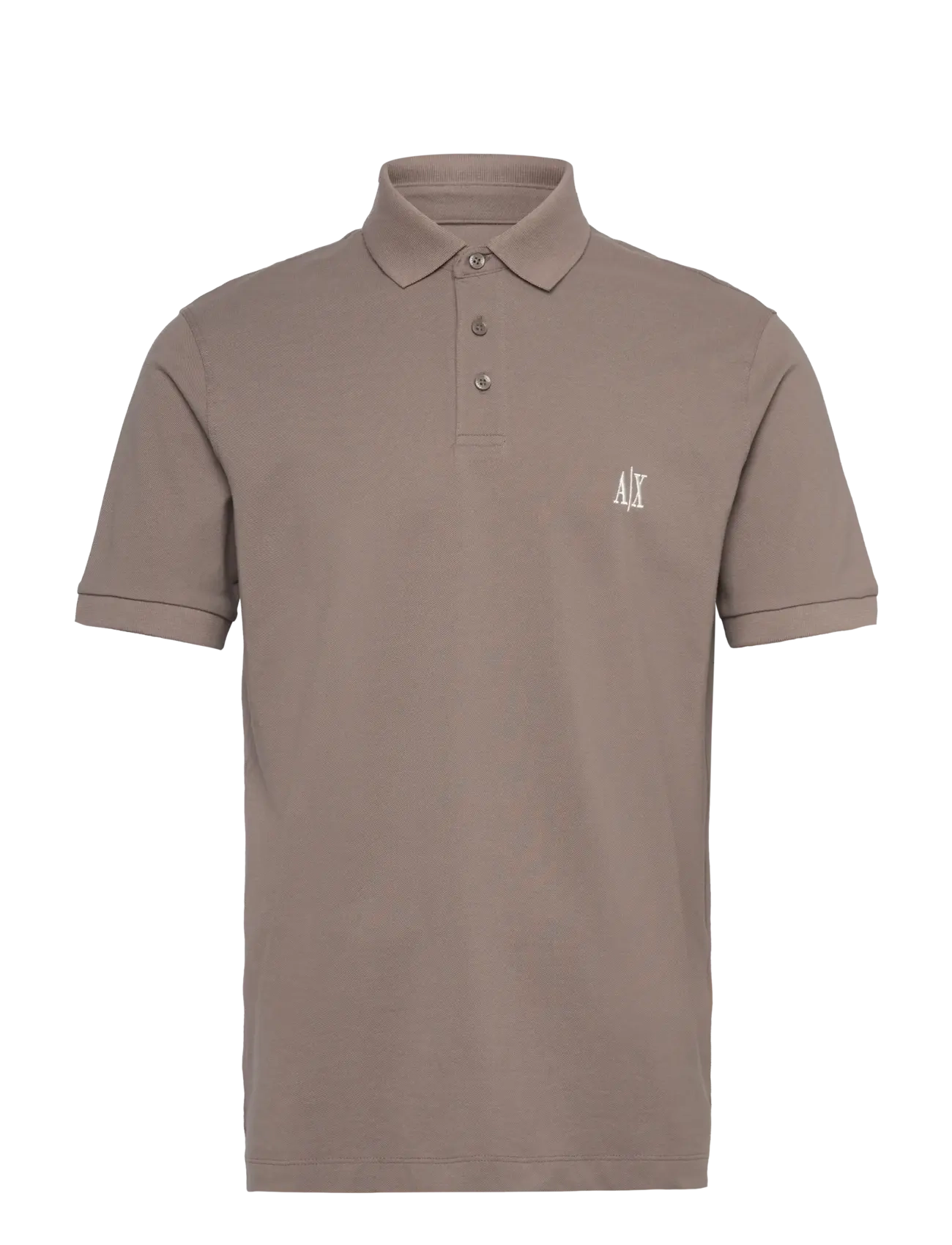 Armani Exchange Polo Shirt, S, Polos, Braun - Short-sleeved, Männerswear