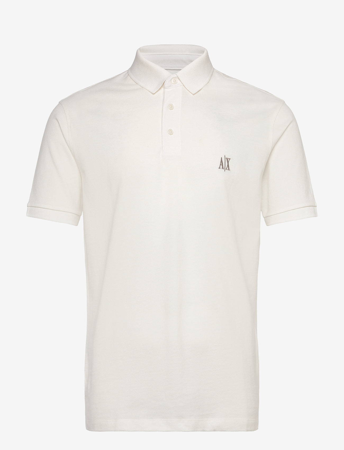 Armani Exchange - POLO SHIRT - kortärmade pikéer - off white - 0