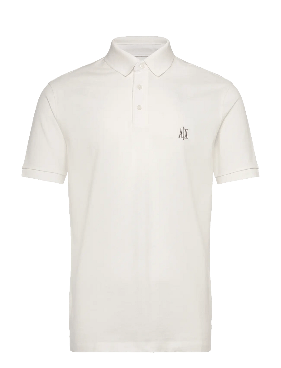Armani Exchange - POLO SHIRT - kurzärmelig - off white - 0