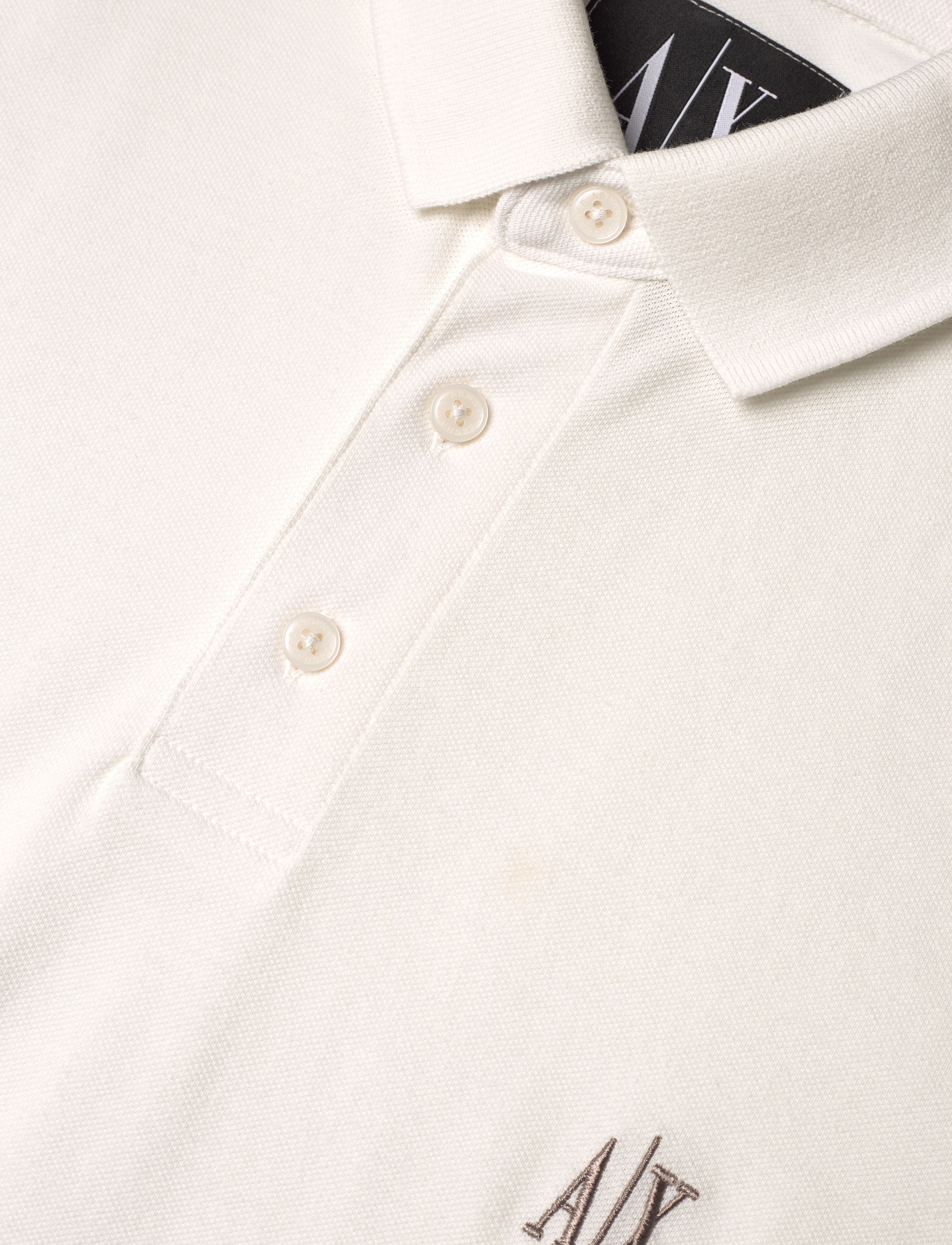 Armani Exchange - POLO SHIRT - kortærmede poloer - off white - 2