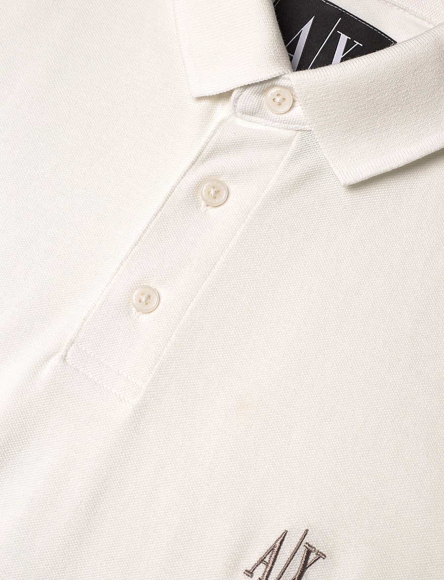 Armani Exchange - POLO SHIRT - kurzärmelig - off white - 2