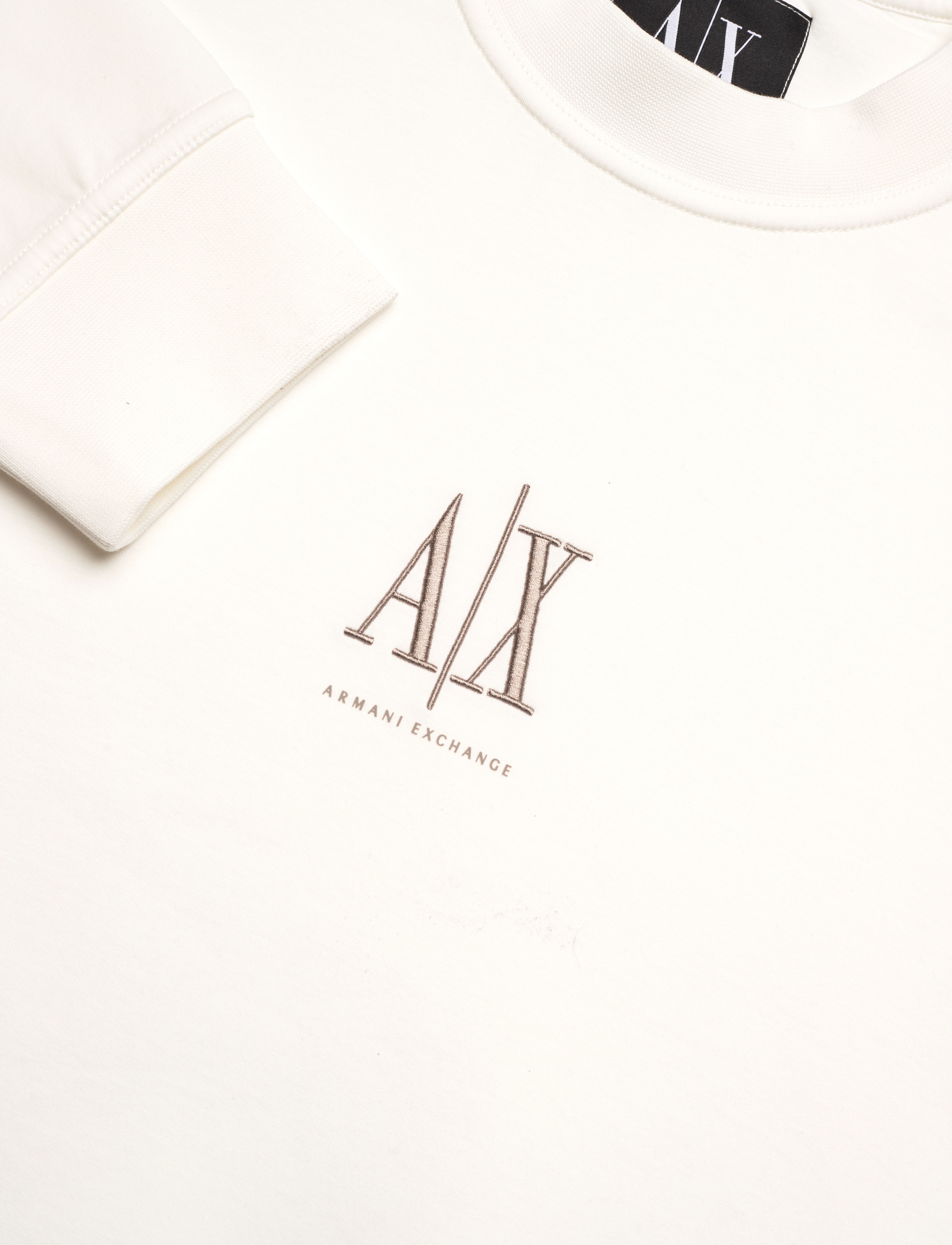 Armani Exchange - SWEATSHIRT - off white - 2