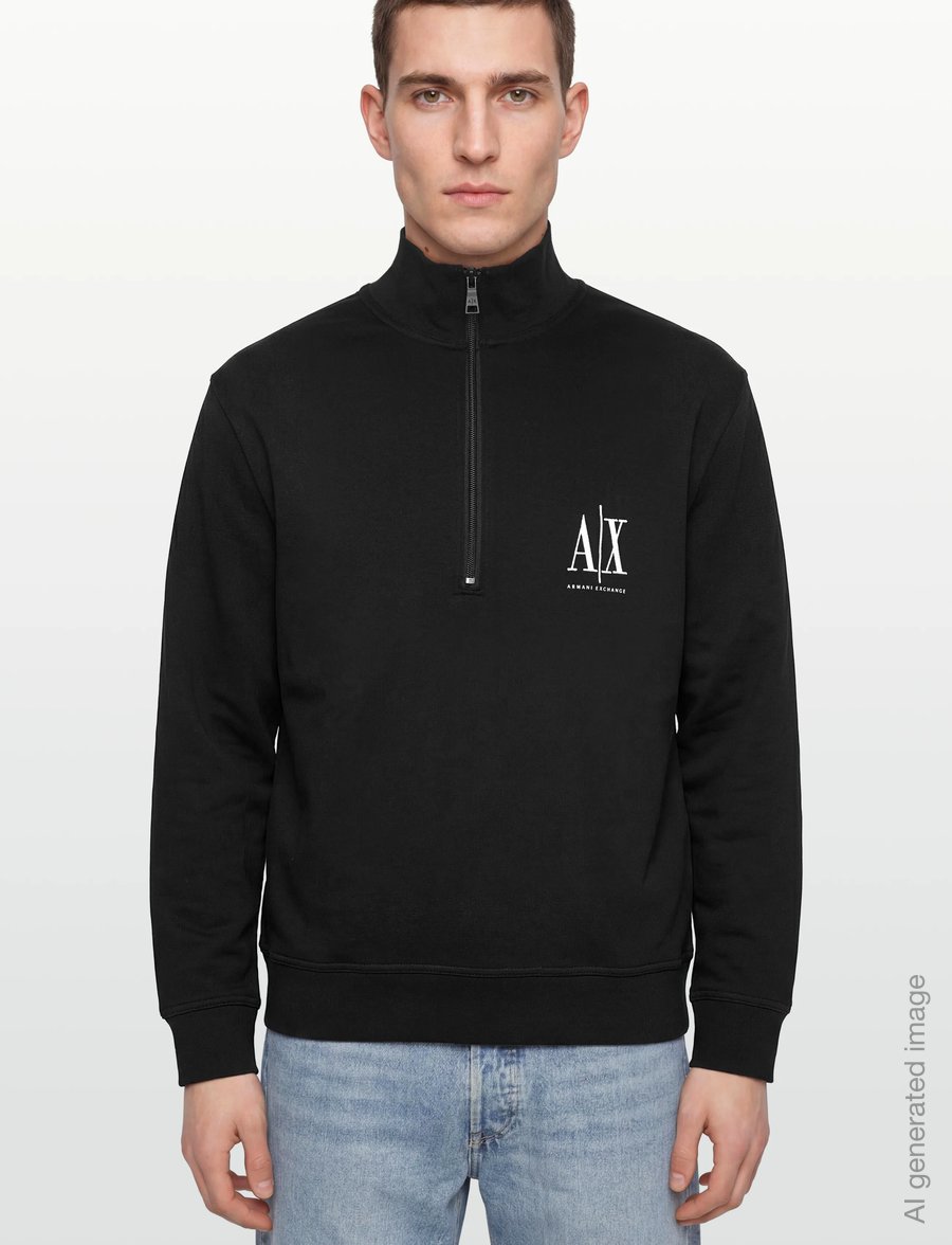 Armani Exchange - SWEATSHIRT - dressipluusid - black - 3