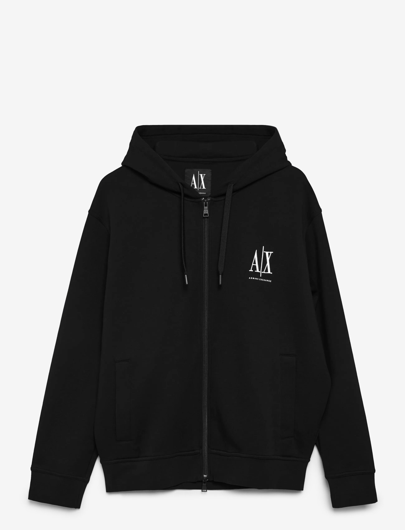 Armani Exchange - SWEATSHIRT - hættetrøjer - black - 1