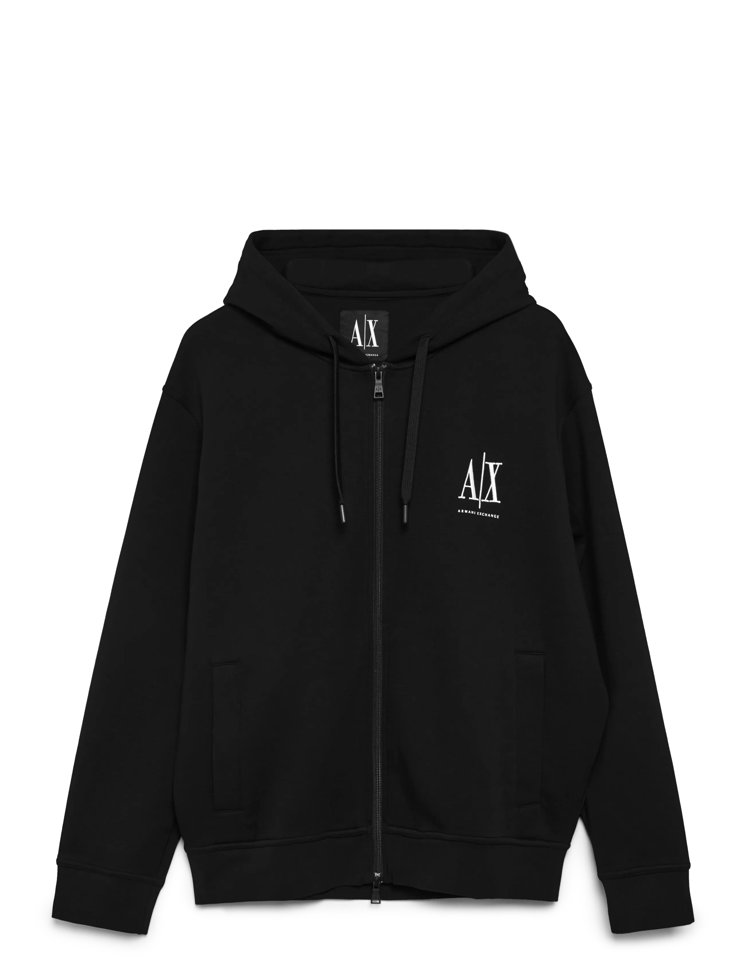 Armani Exchange SWEATSHIRT - Svetarit & Hupparit - BLACK / black