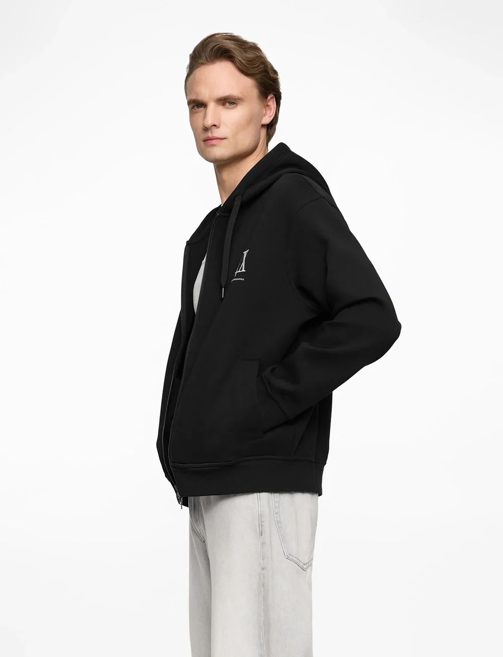 Armani Exchange - SWEATSHIRT - kapuzenpullover - black - 3
