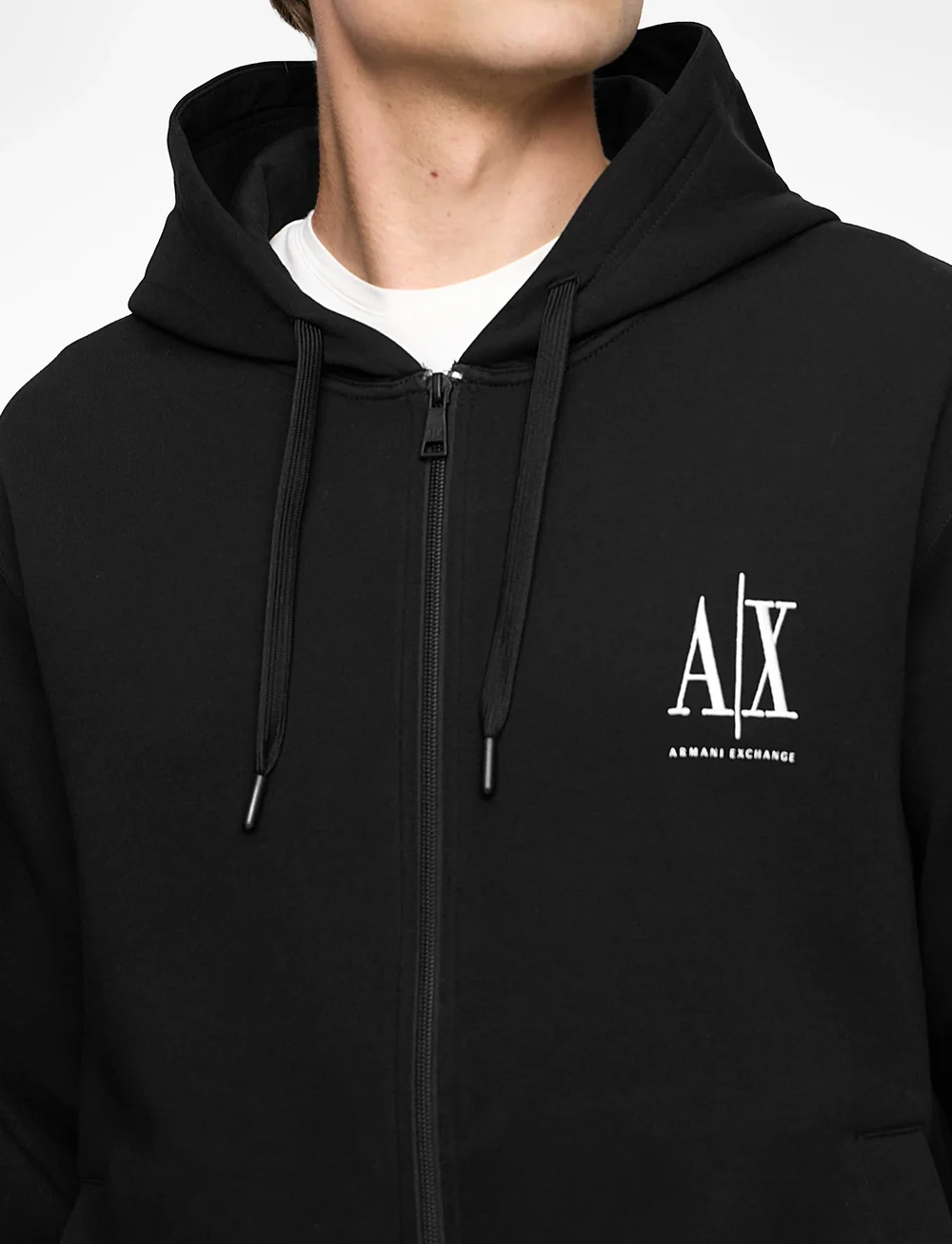 Armani Exchange - SWEATSHIRT - kapuzenpullover - black - 5