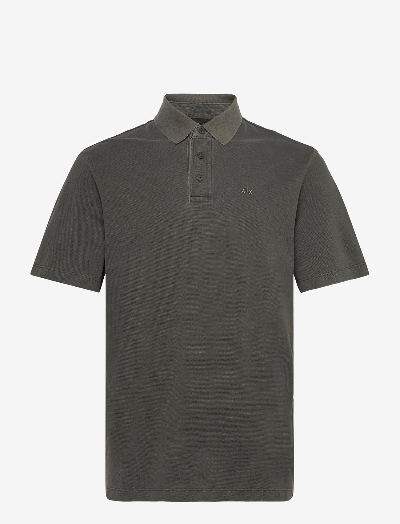 Armani Exchange - POLO SHIRT - kortærmede poloer - black ink - 0