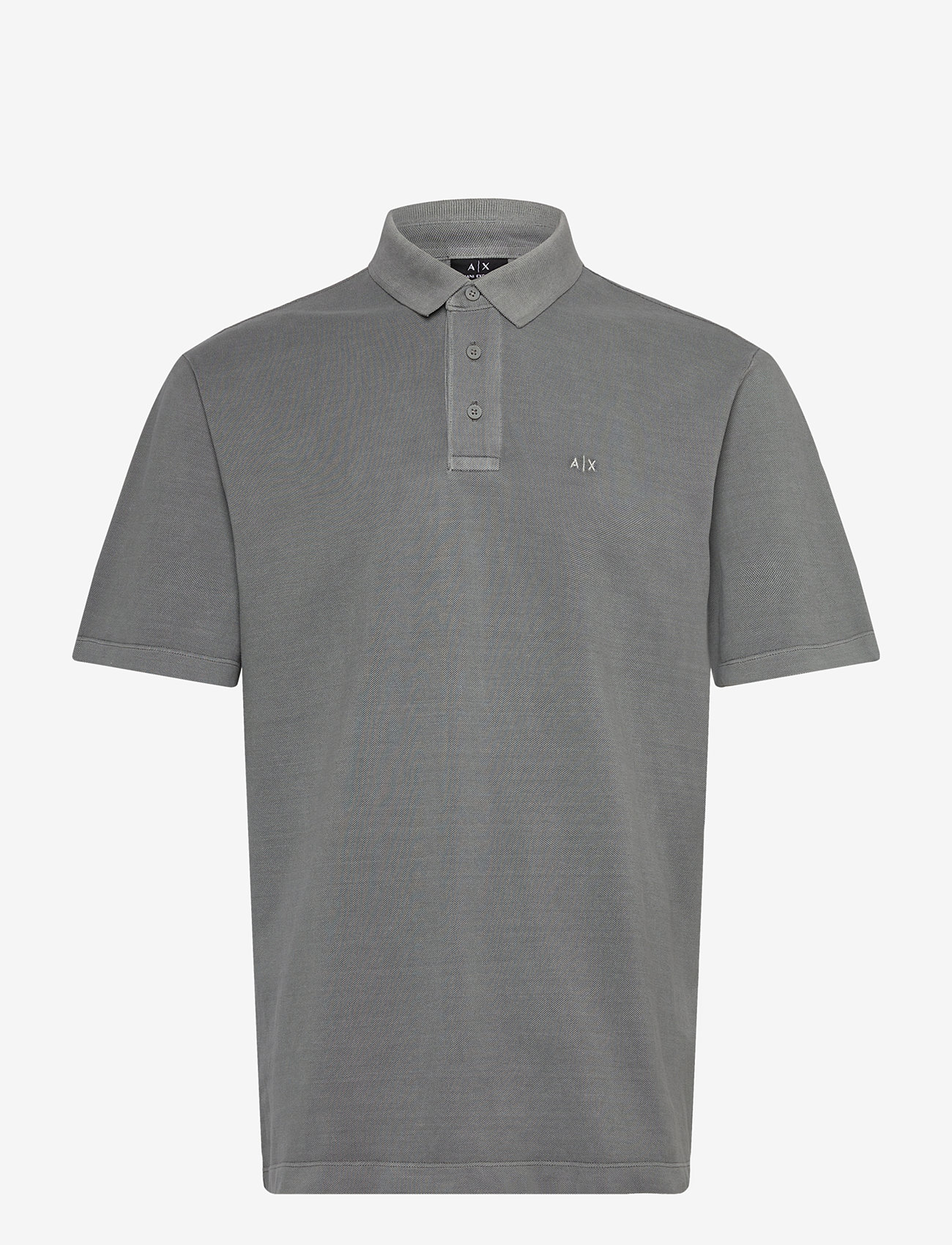 Armani Exchange - POLO SHIRT - kortärmade pikéer - neutral gray - 0
