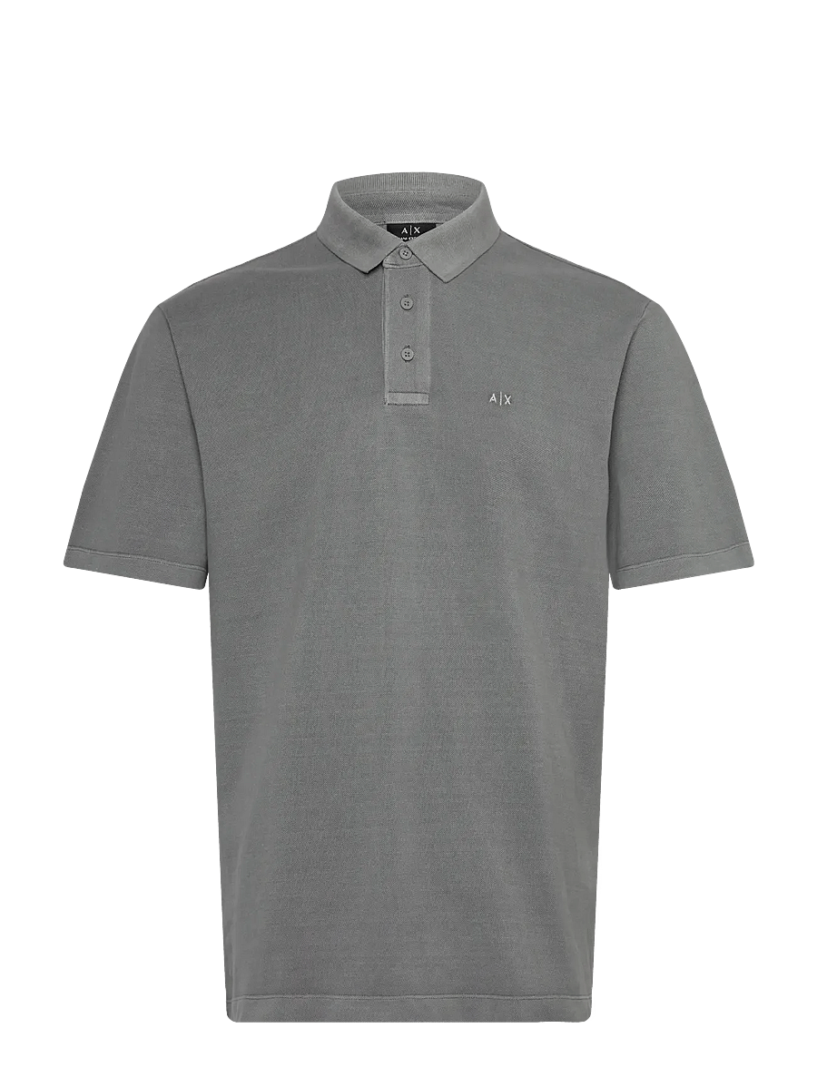 Armani Exchange - POLO SHIRT - kurzärmelig - neutral gray - 0