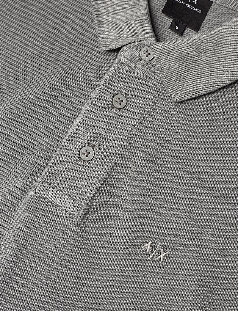 Armani Exchange - POLO SHIRT - kortärmade pikéer - neutral gray - 2