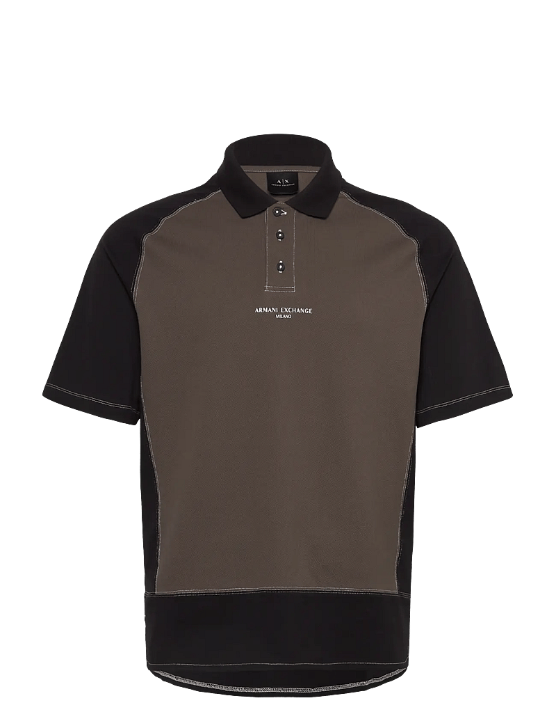 Armani Exchange - POLO SHIRT - kurzärmelig - black ink/black - 0