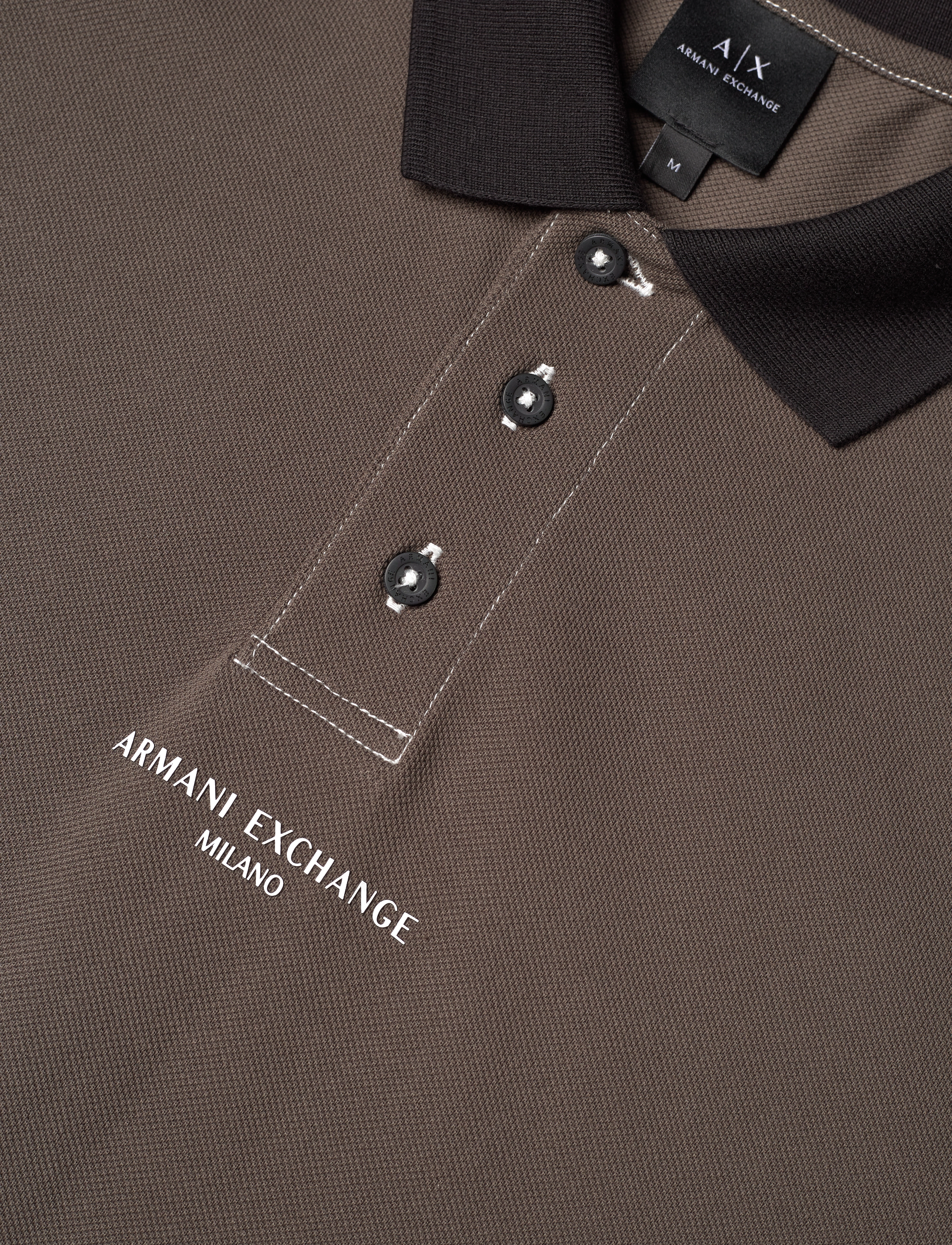 Armani Exchange - POLO SHIRT - kortärmade pikéer - black ink/black - 2