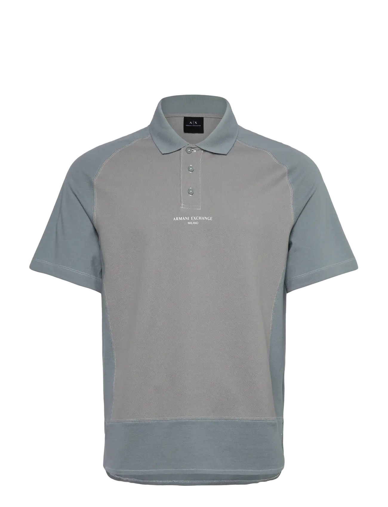 Armani Exchange POLO SHIRT - Kleidung - NEUTRAL GRAY/LEAD / grey