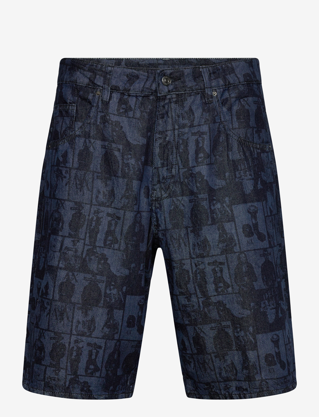 Armani Exchange - 5 POCKETS BERMUDA SH - casual shorts - denim allover face - 0