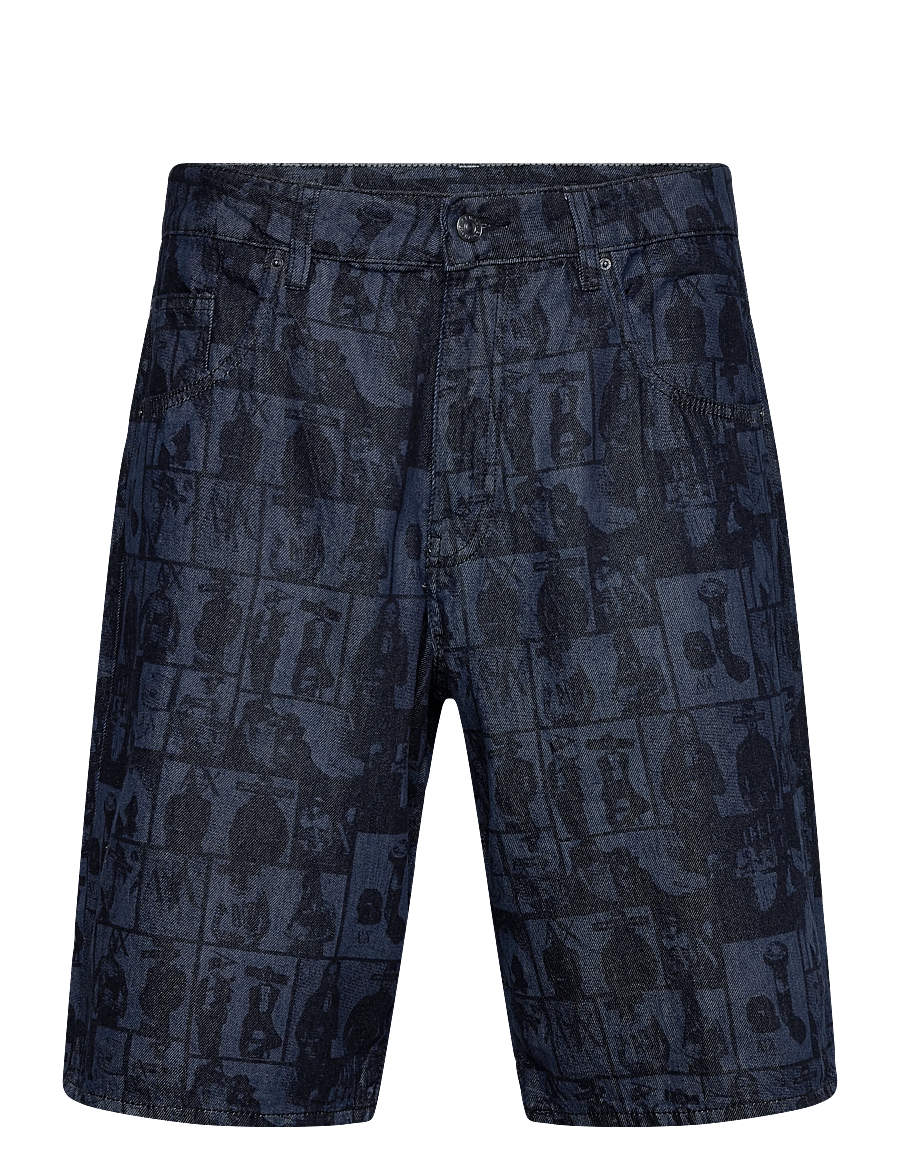 Armani Exchange - 5 POCKETS BERMUDA SH - casual shorts - denim allover face - 1