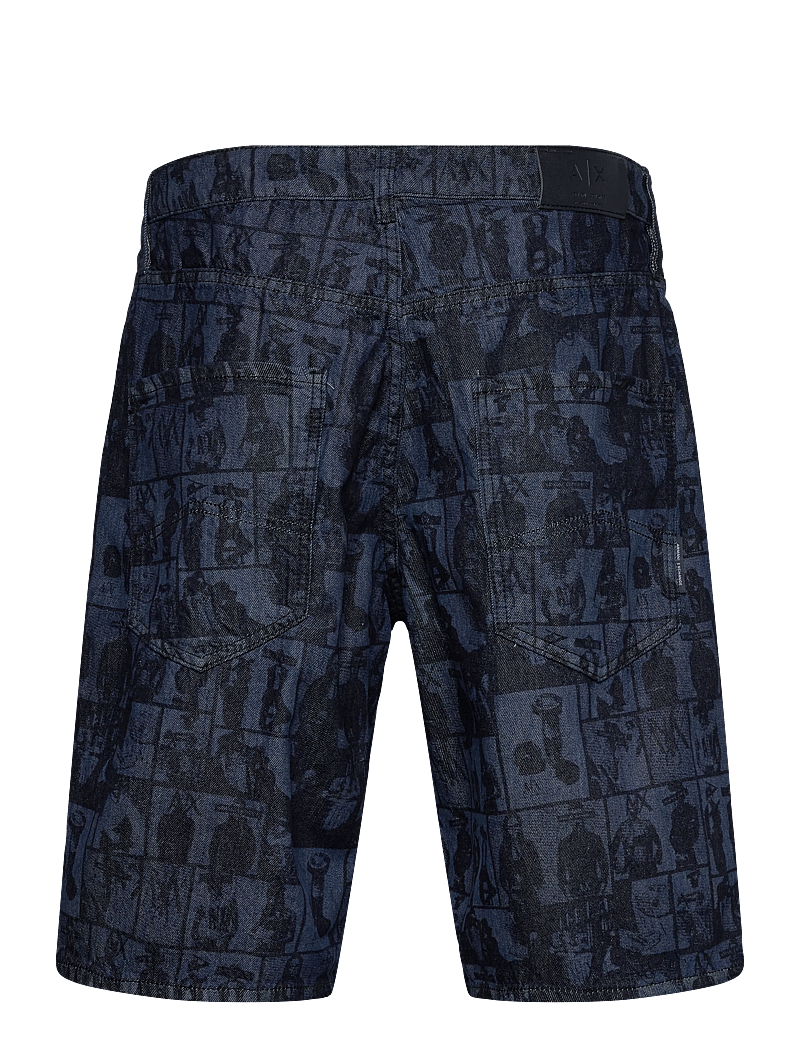 Armani Exchange - 5 POCKETS BERMUDA SH - casual shorts - denim allover face - 2