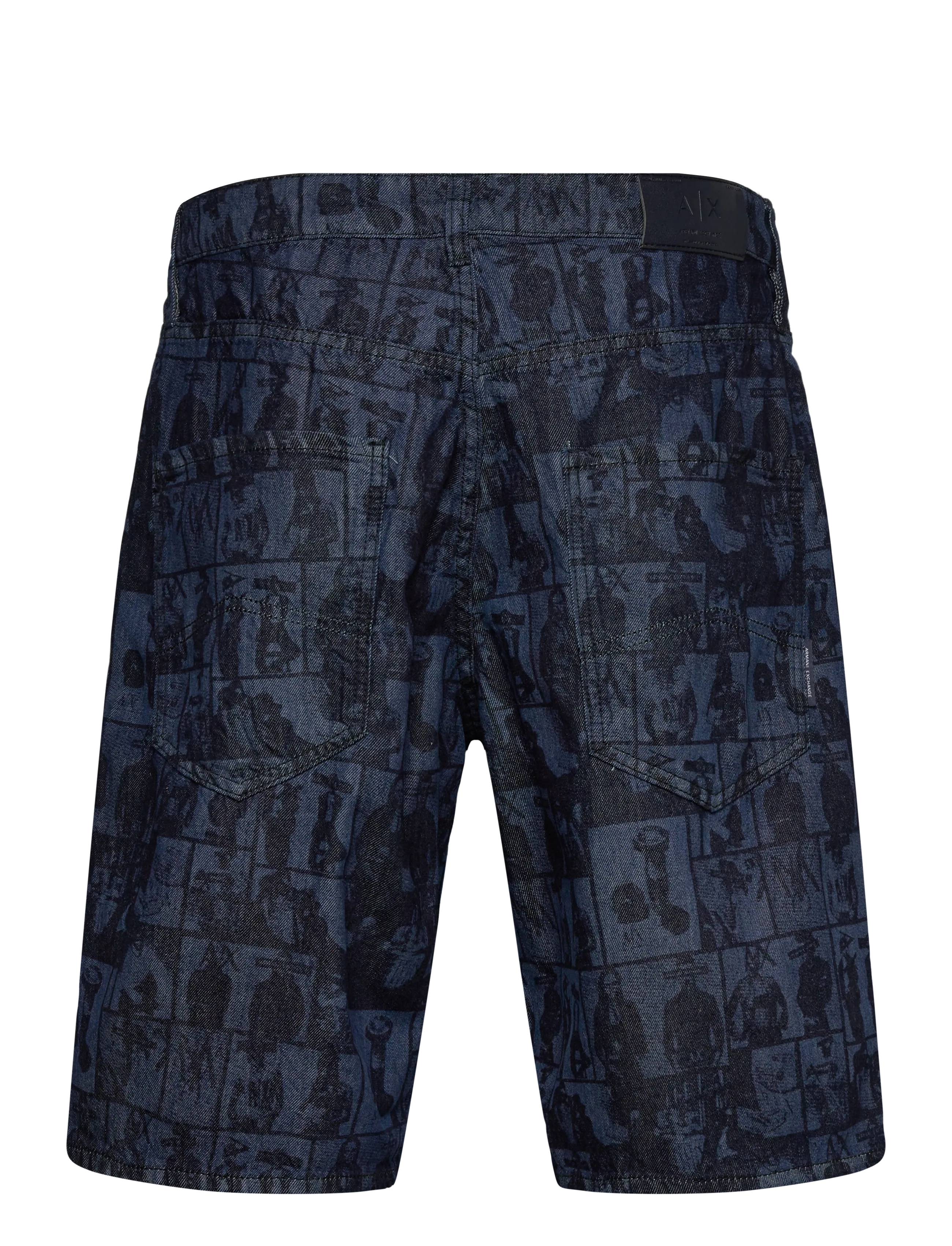 Armani Exchange - 5 POCKETS BERMUDA SH - casual shorts - denim allover face - 2