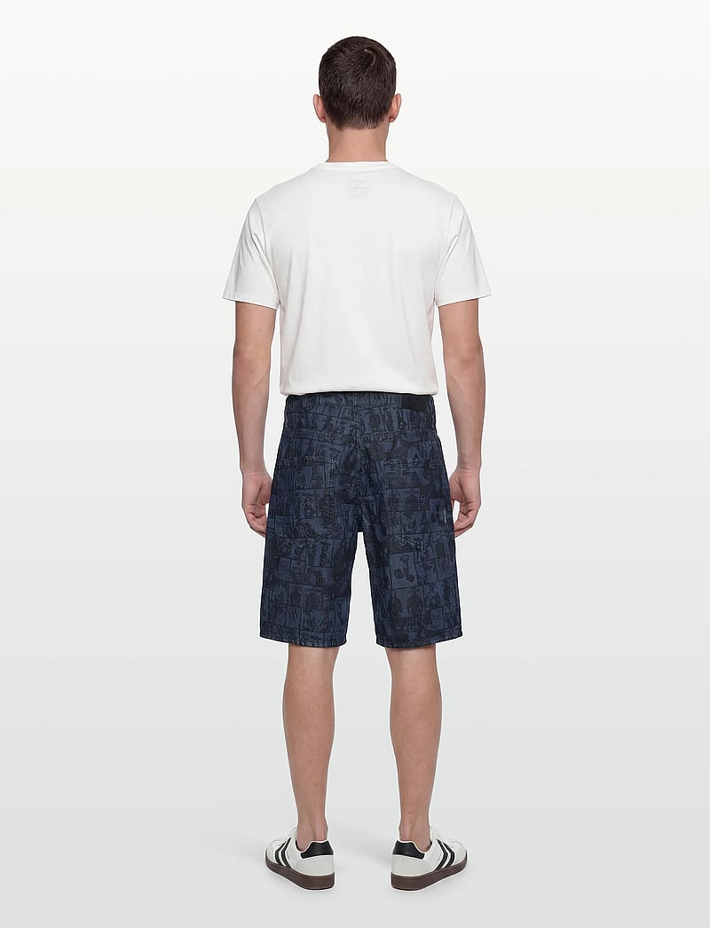 Armani Exchange - 5 POCKETS BERMUDA SH - casual shorts - denim allover face - 4