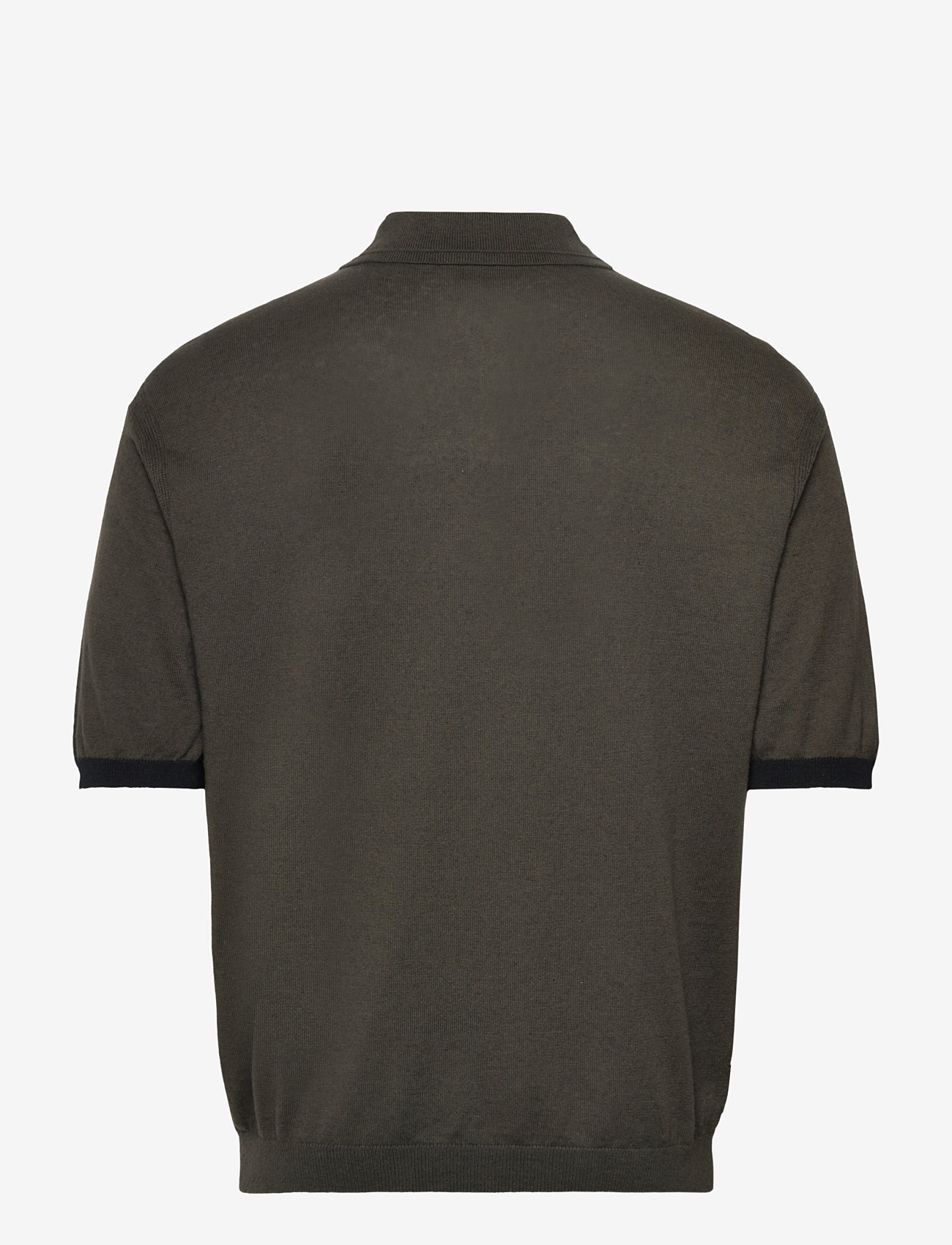 Armani Exchange - KNIT POLO - black ink - 1