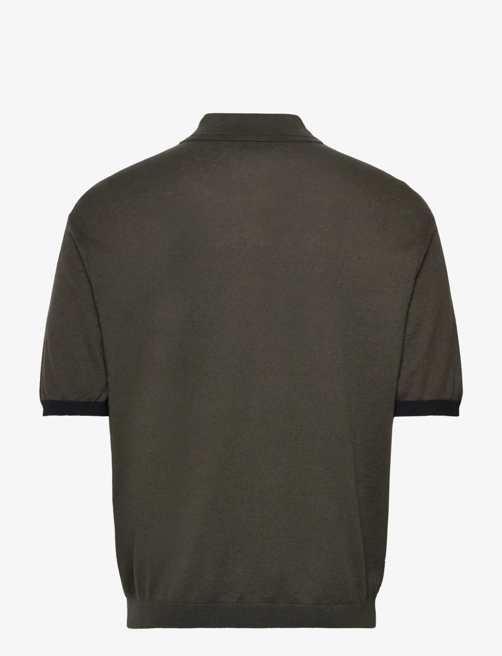 Armani Exchange - KNIT POLO - lühikeste varrukatega polod - black ink - 1