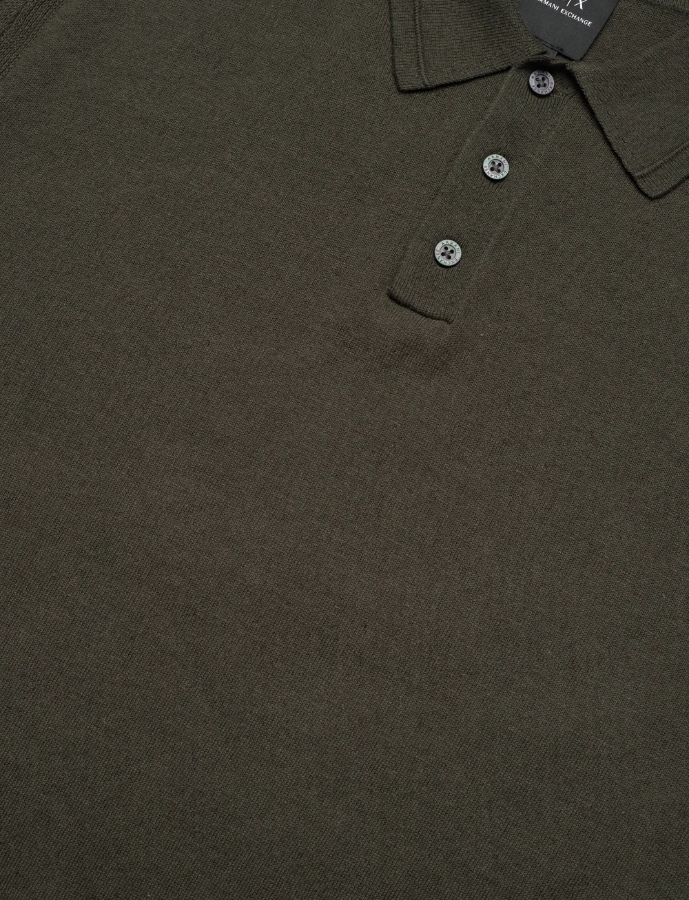 Armani Exchange - KNIT POLO - lühikeste varrukatega polod - black ink - 2