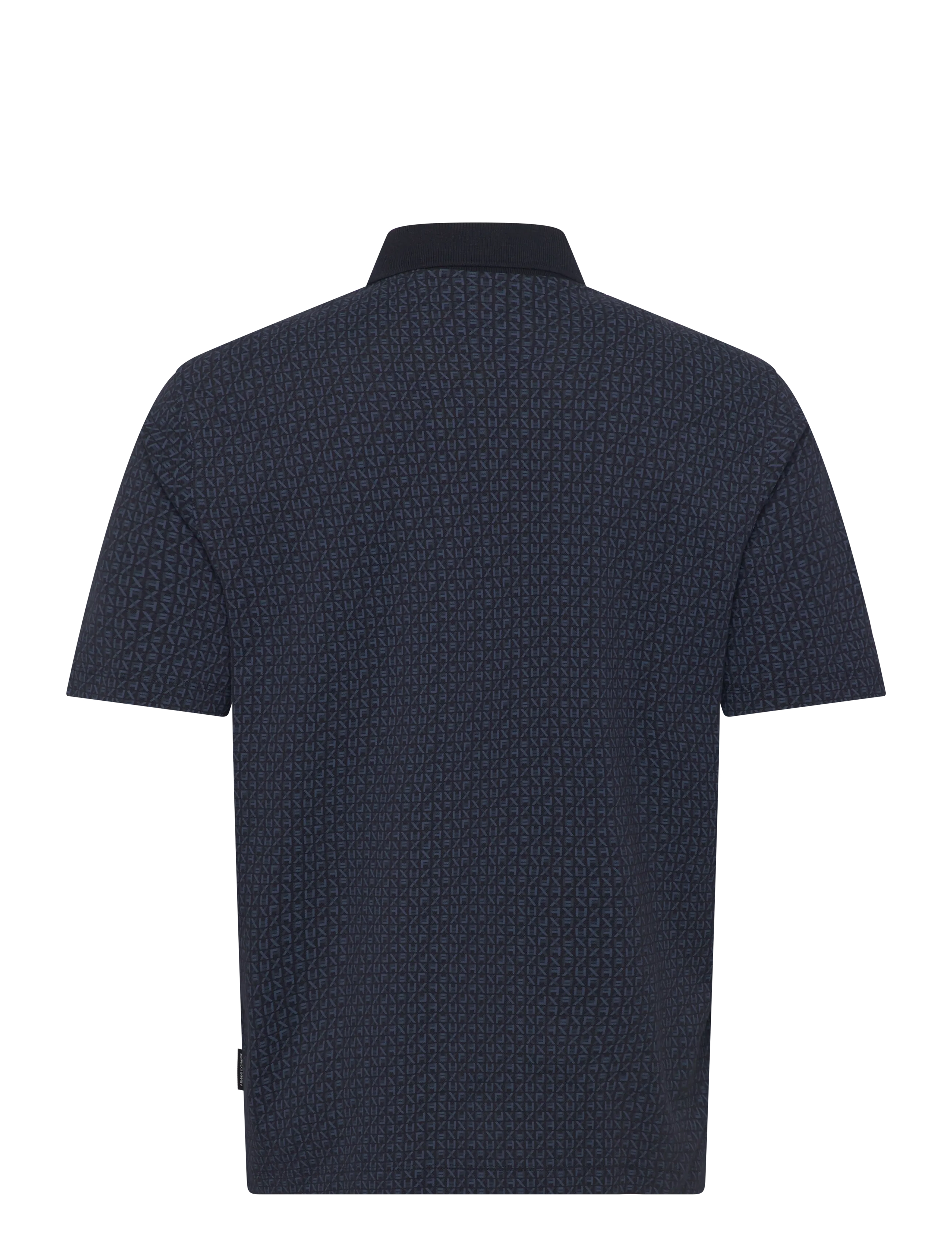 Armani Exchange - POLO SHIRT - kurzärmelig - block logo ao blue m - 1