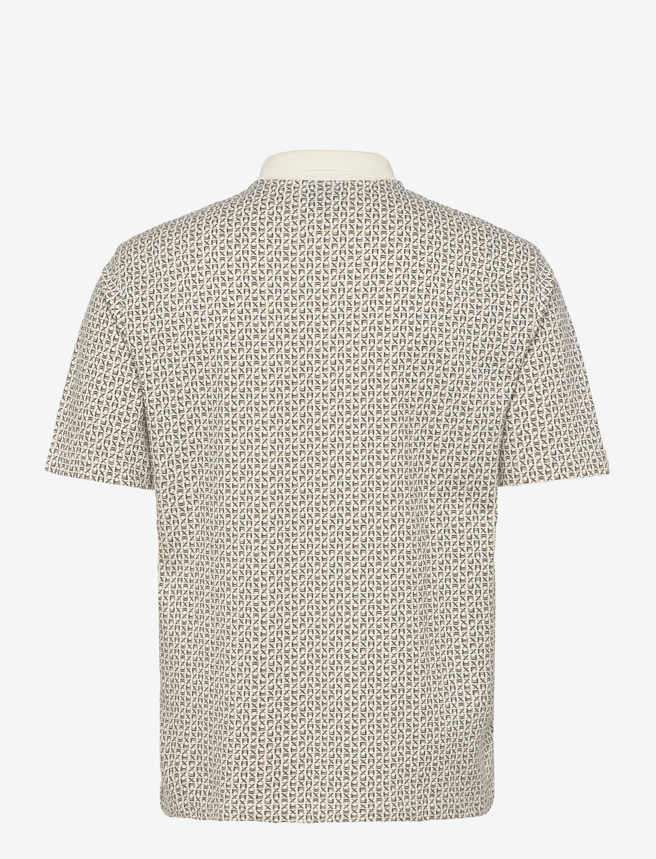 Armani Exchange - POLO SHIRT - kortærmede poloer - block logo ao cream - 2