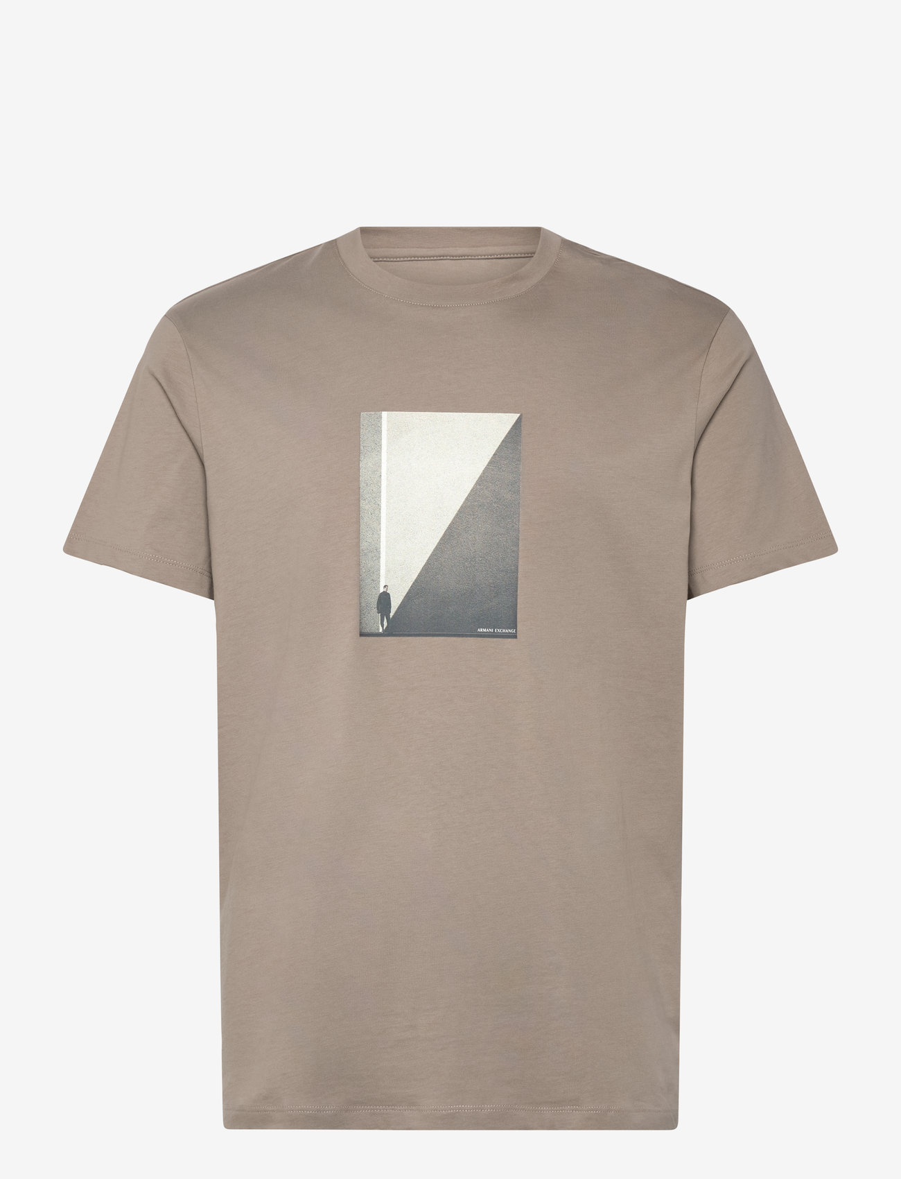 Armani Exchange - T-SHIRT - kortärmade t-shirts - roasted cashew - 0