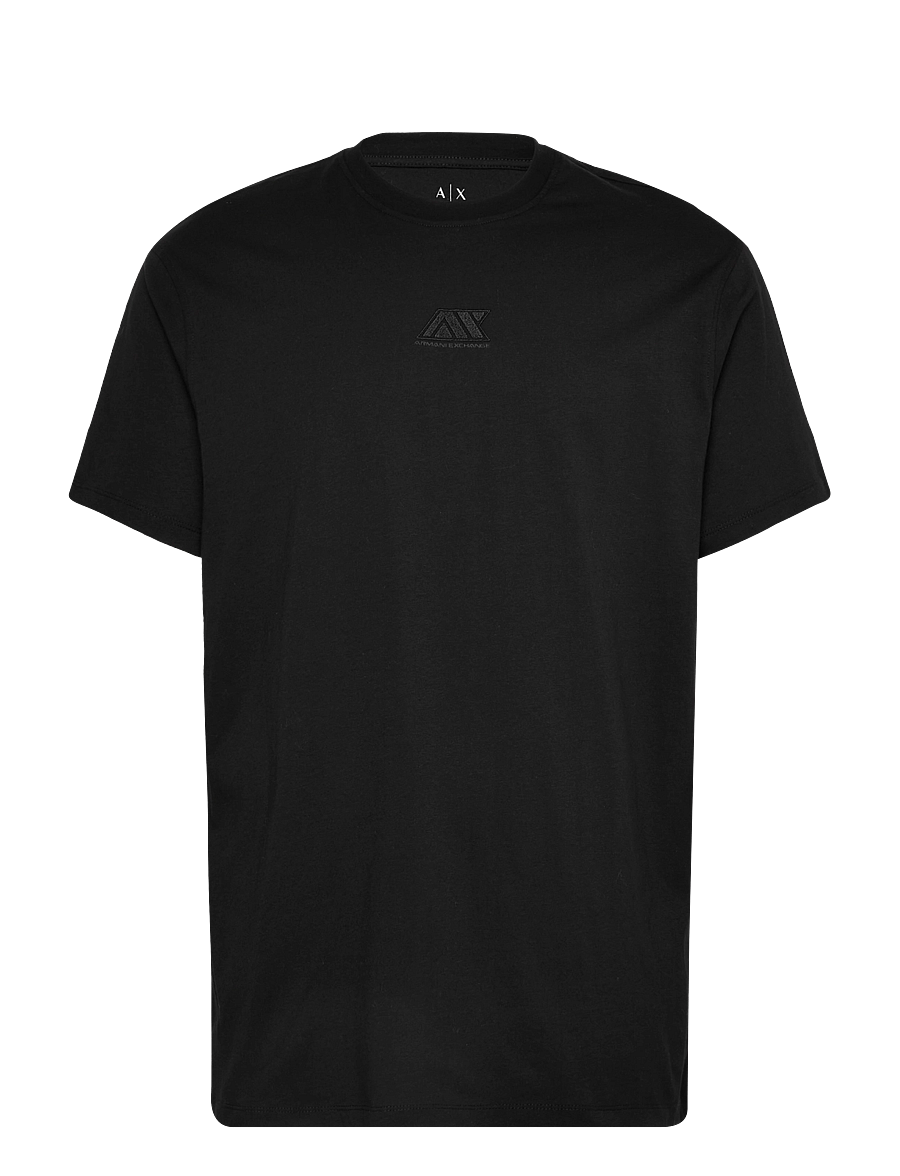 Armani Exchange - T-SHIRT - short-sleeved t-shirts - black - 0