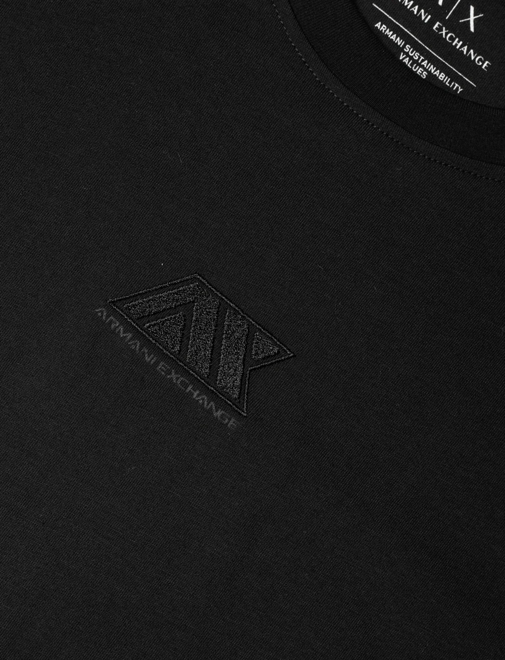 Armani Exchange - T-SHIRT - kortærmede t-shirts - black - 2