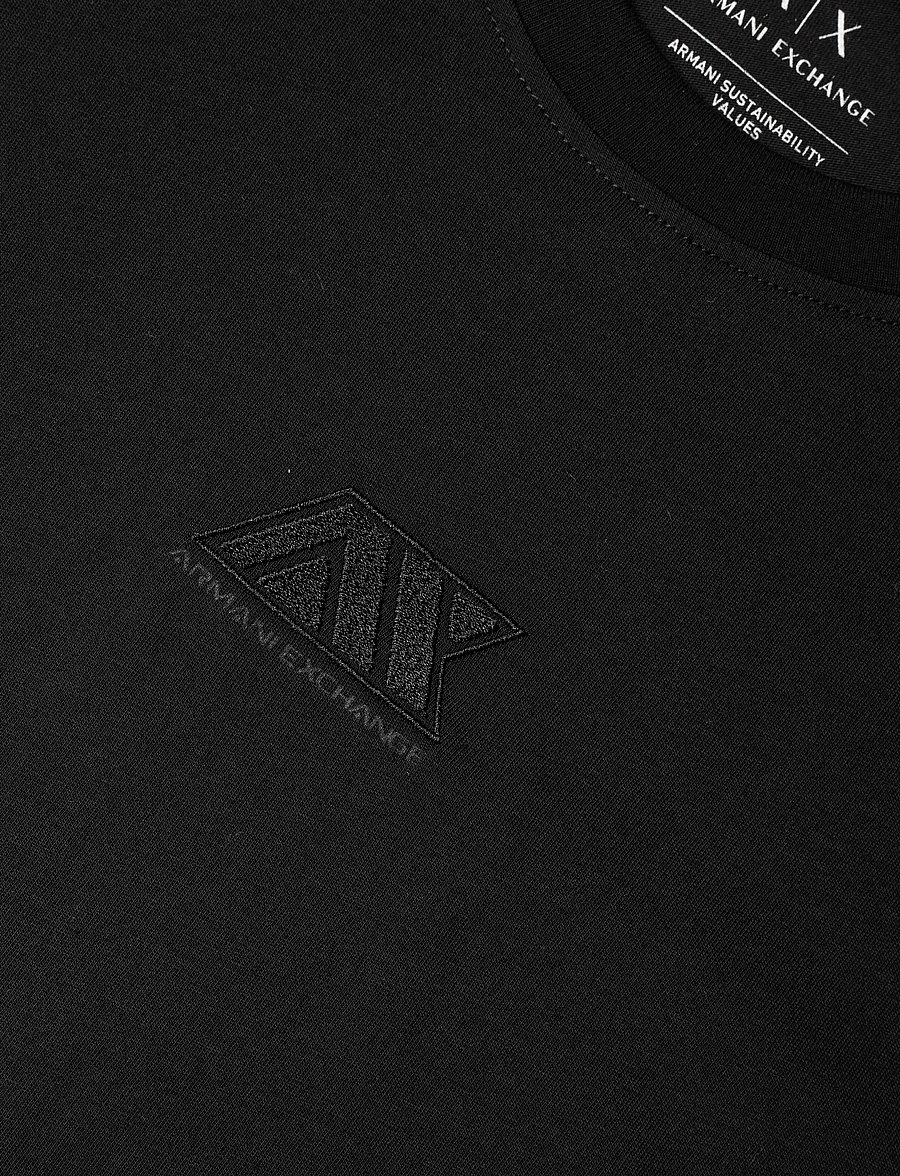 Armani Exchange - T-SHIRT - short-sleeved t-shirts - black - 2