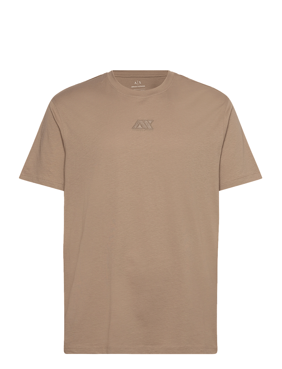 Armani Exchange - T-SHIRT - lühikeste varrukatega t-särgid - roasted cashew - 0