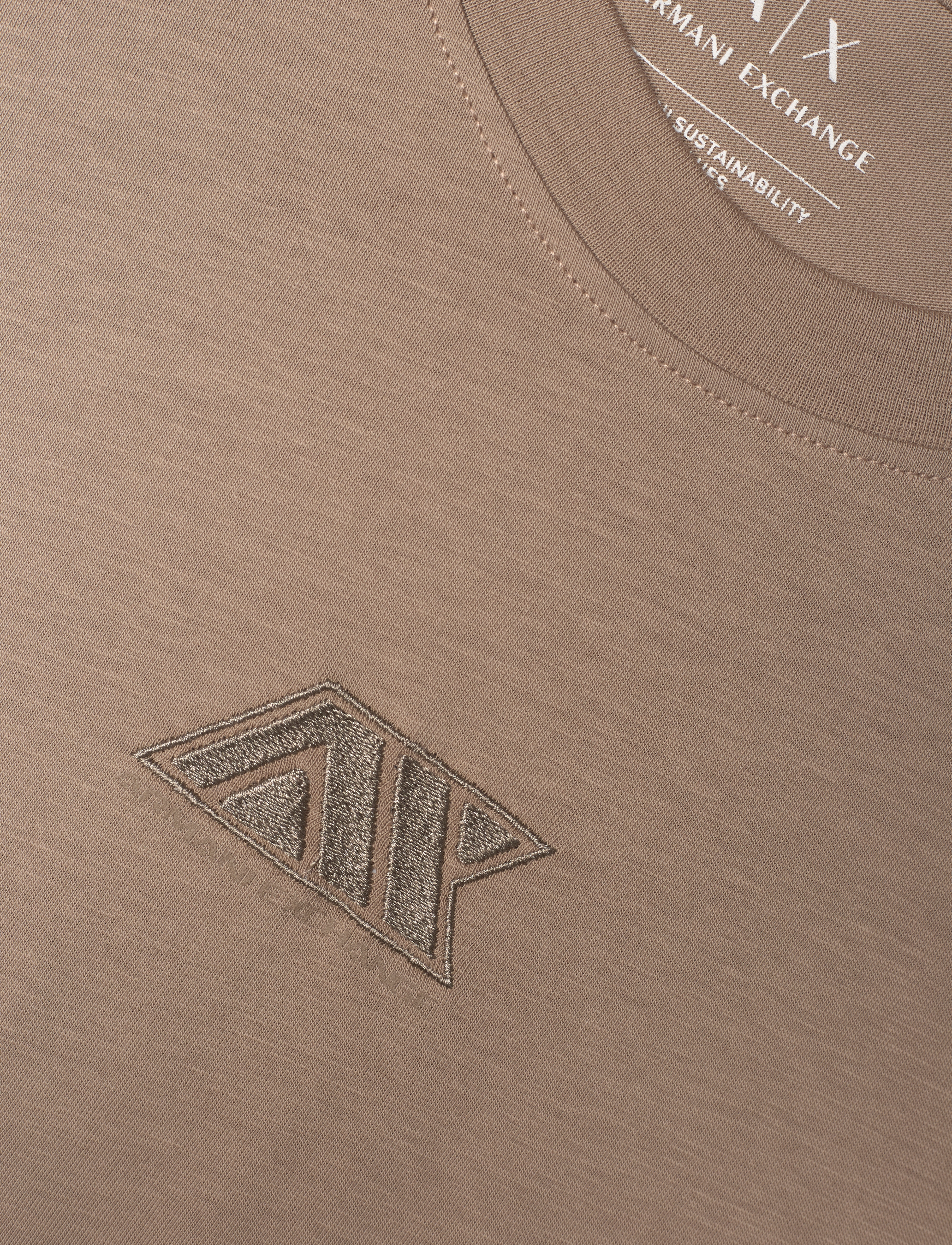Armani Exchange - T-SHIRT - kortermede t-skjorter - roasted cashew - 2