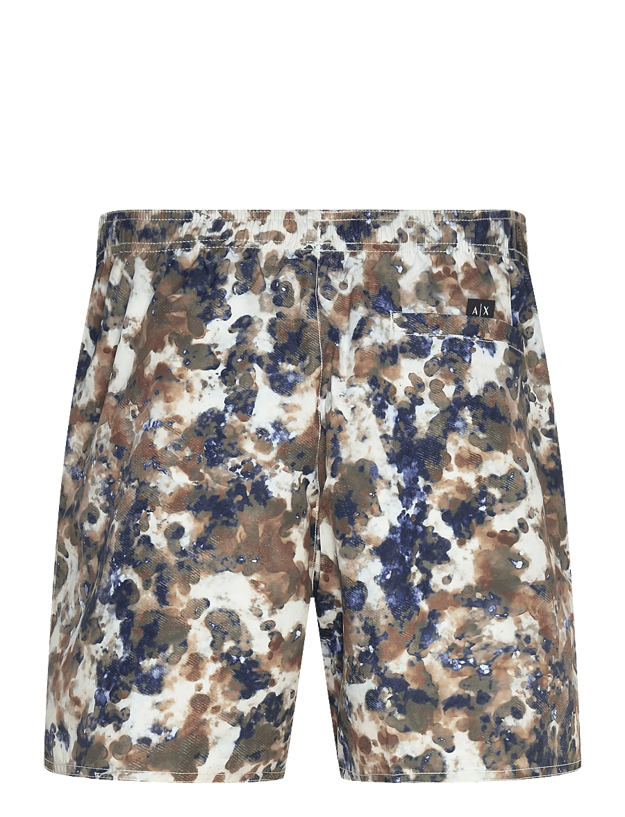 Armani Exchange - BOXER BEACHWEAR - badehose - cloudy allover - 2