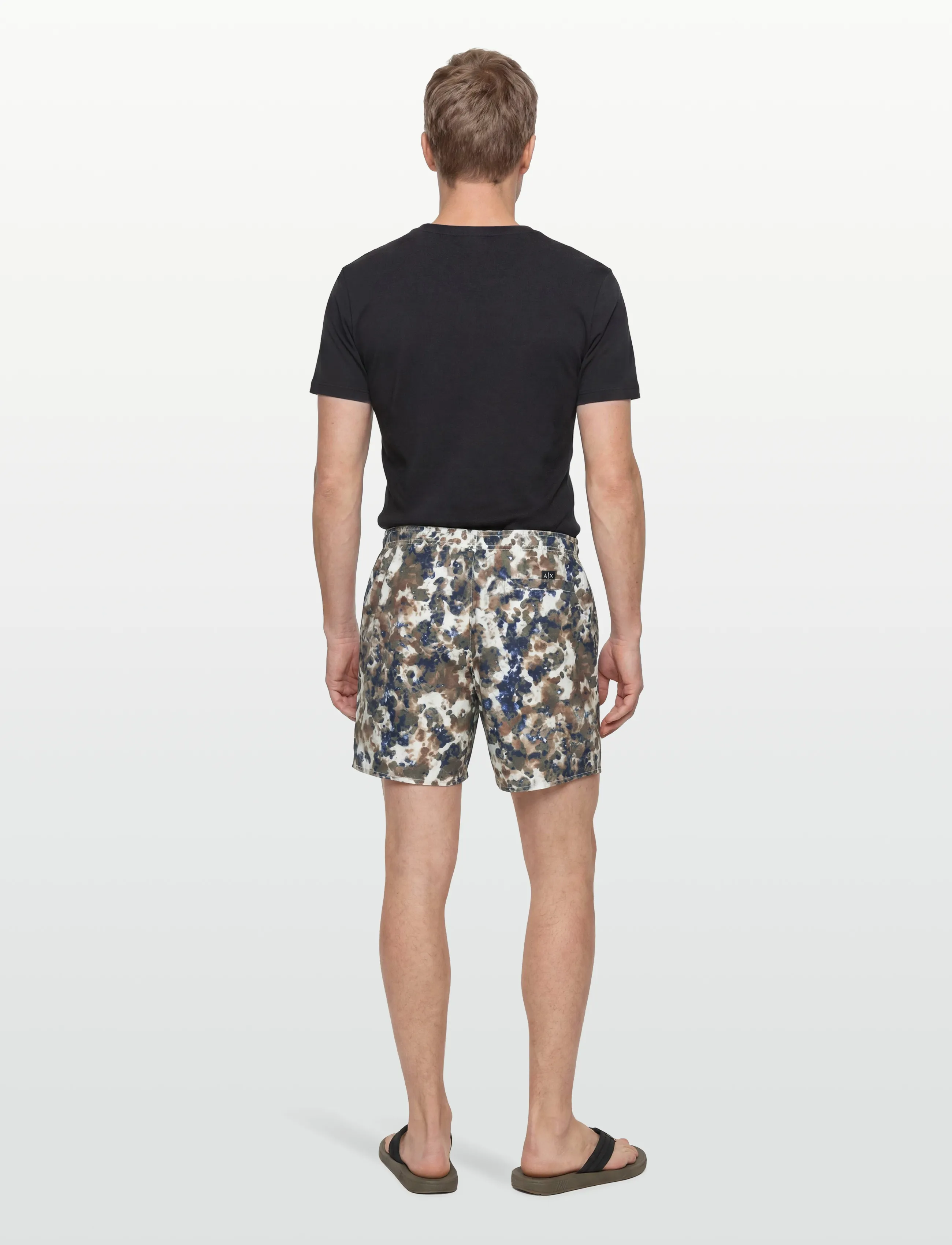 Armani Exchange - BOXER BEACHWEAR - uimashortsit - cloudy allover - 4