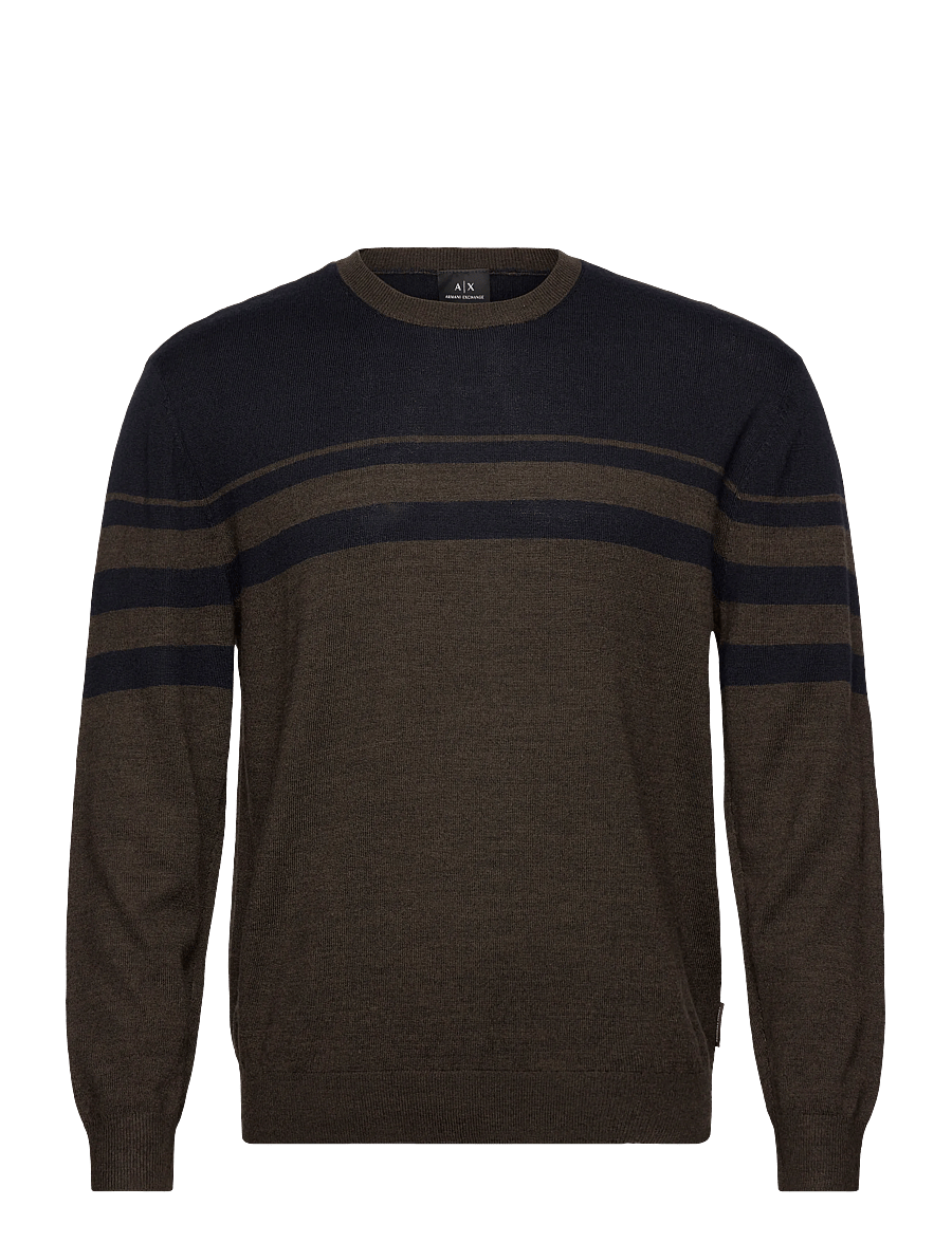 Armani Exchange - PULLOVER - round necks - chocolate mel/deep n - 0