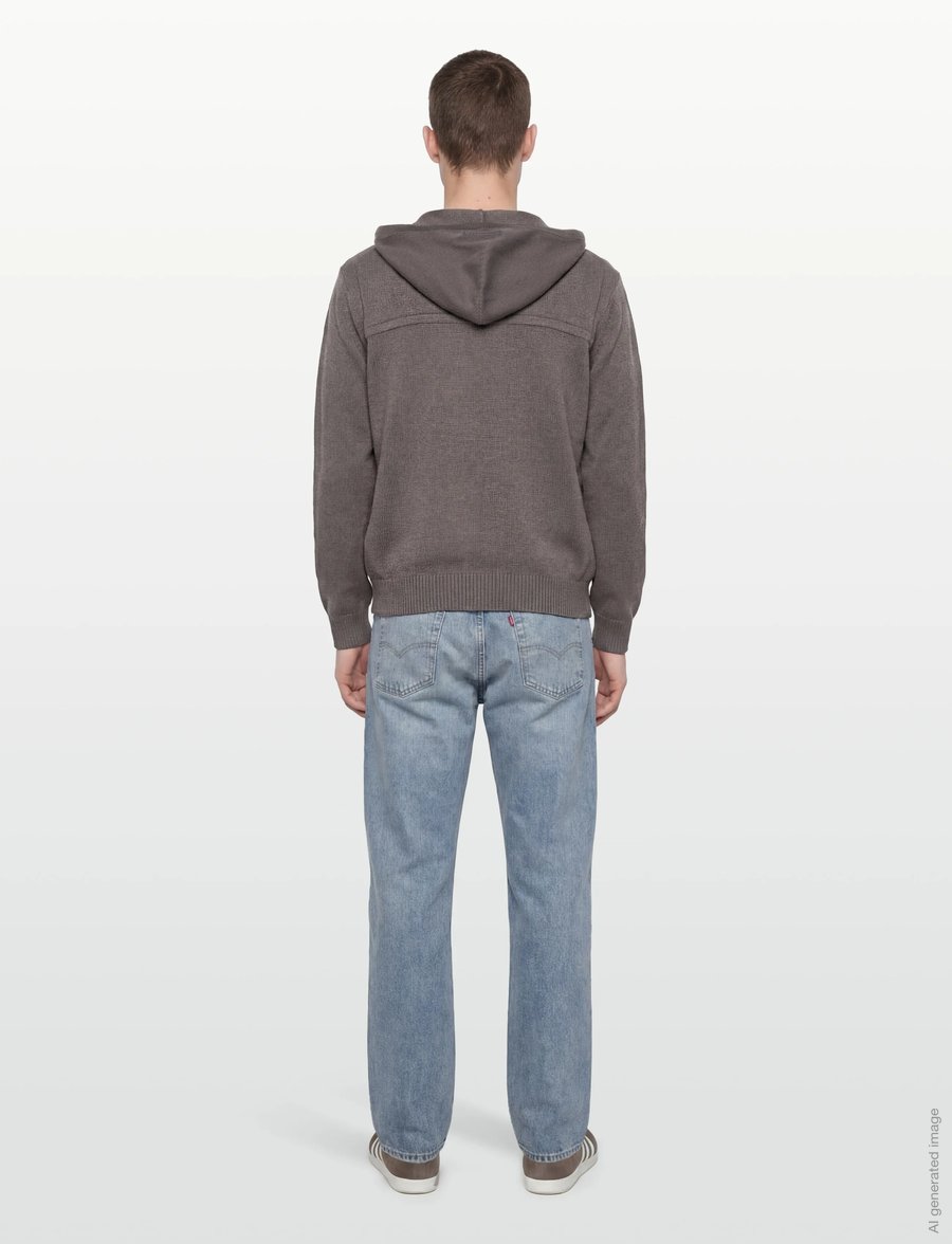 Armani Exchange - CARDIGAN - lukuga džemprid - dark gull gray - 4
