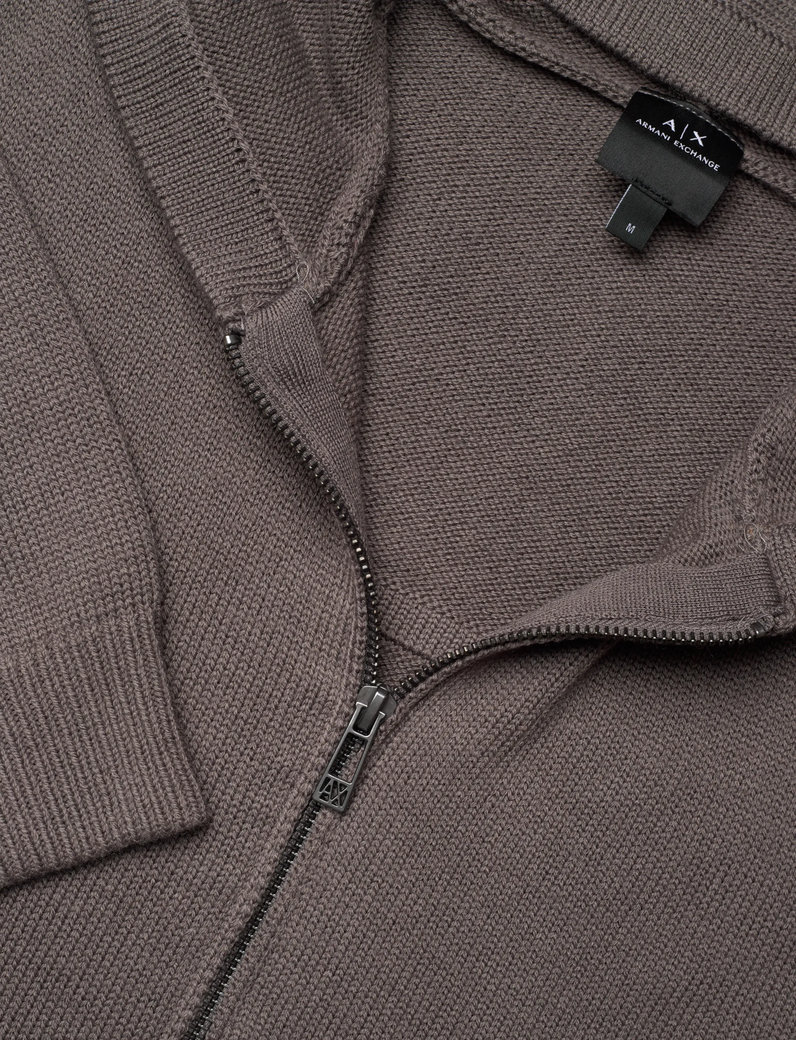 Armani Exchange - CARDIGAN - strik - dark gull gray - 5