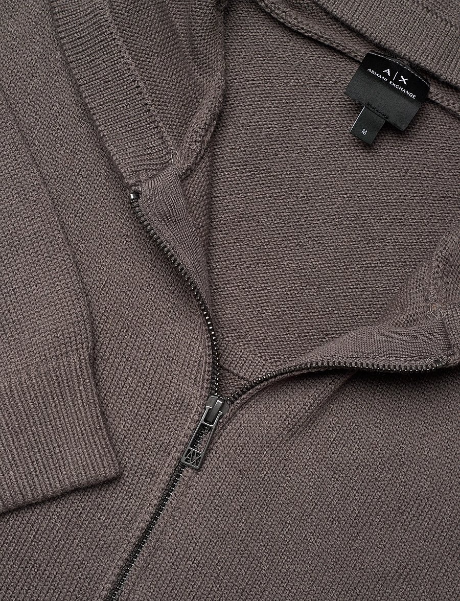 Armani Exchange - CARDIGAN - lukuga džemprid - dark gull gray - 5