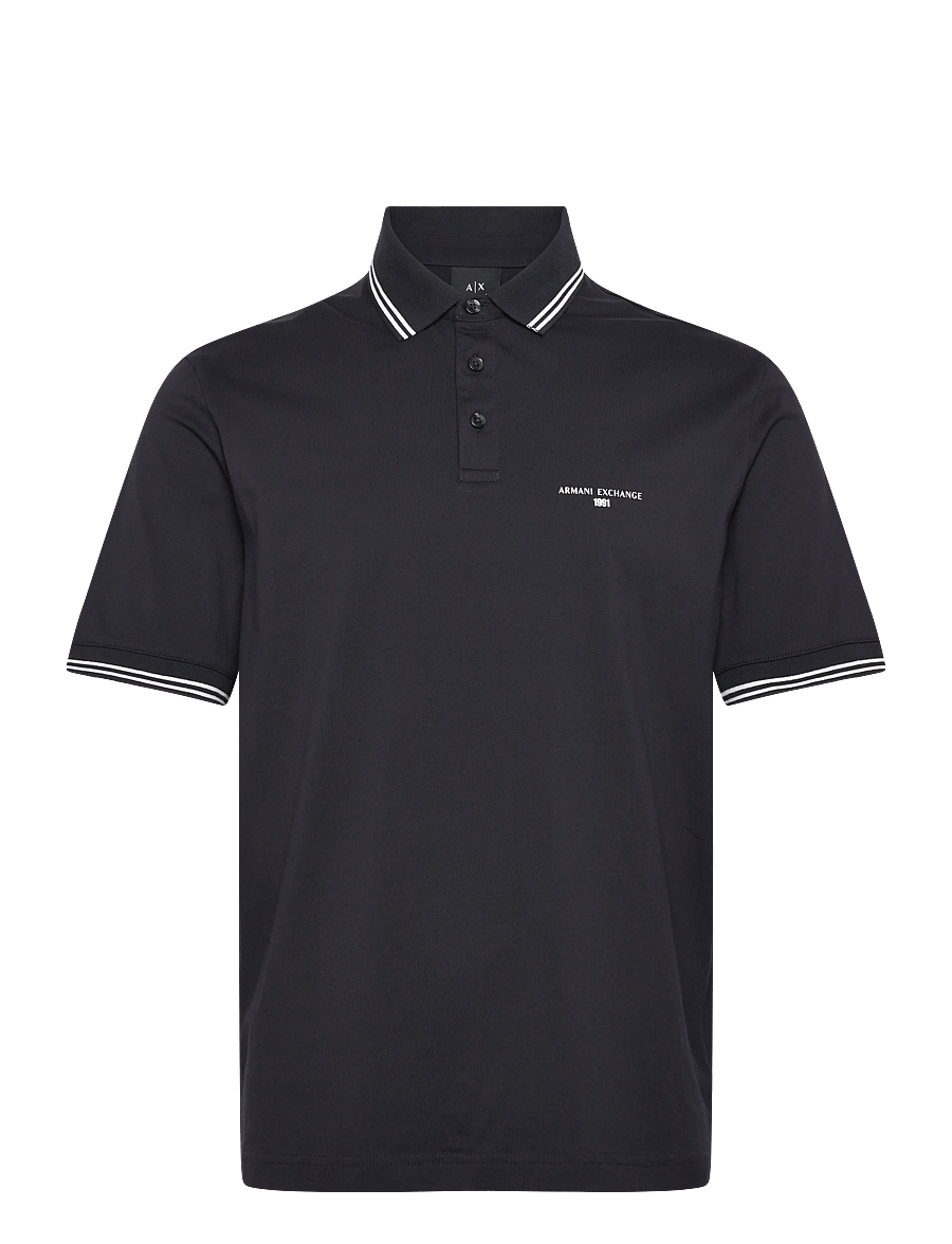 Armani Exchange - POLO SHIRT - kortärmade pikéer - deep navy - 1