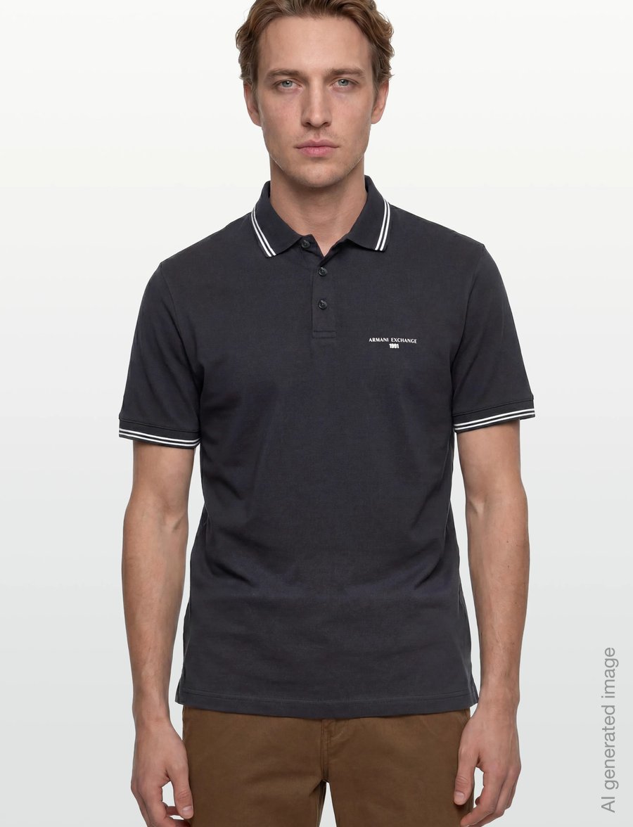 Armani Exchange - POLO SHIRT - kortärmade pikéer - deep navy - 3