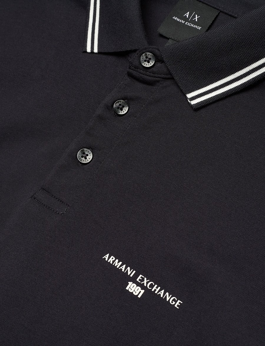 Armani Exchange - POLO SHIRT - kortärmade pikéer - deep navy - 5