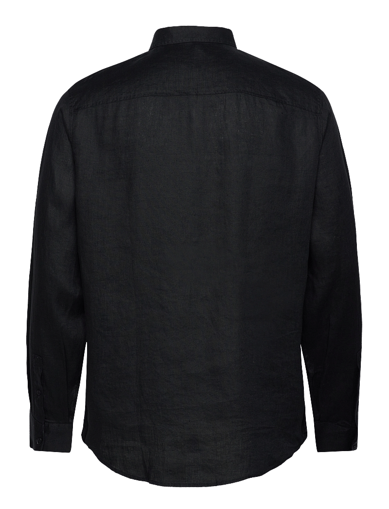 Armani Exchange - SHIRT - chemises de lin - black - 1