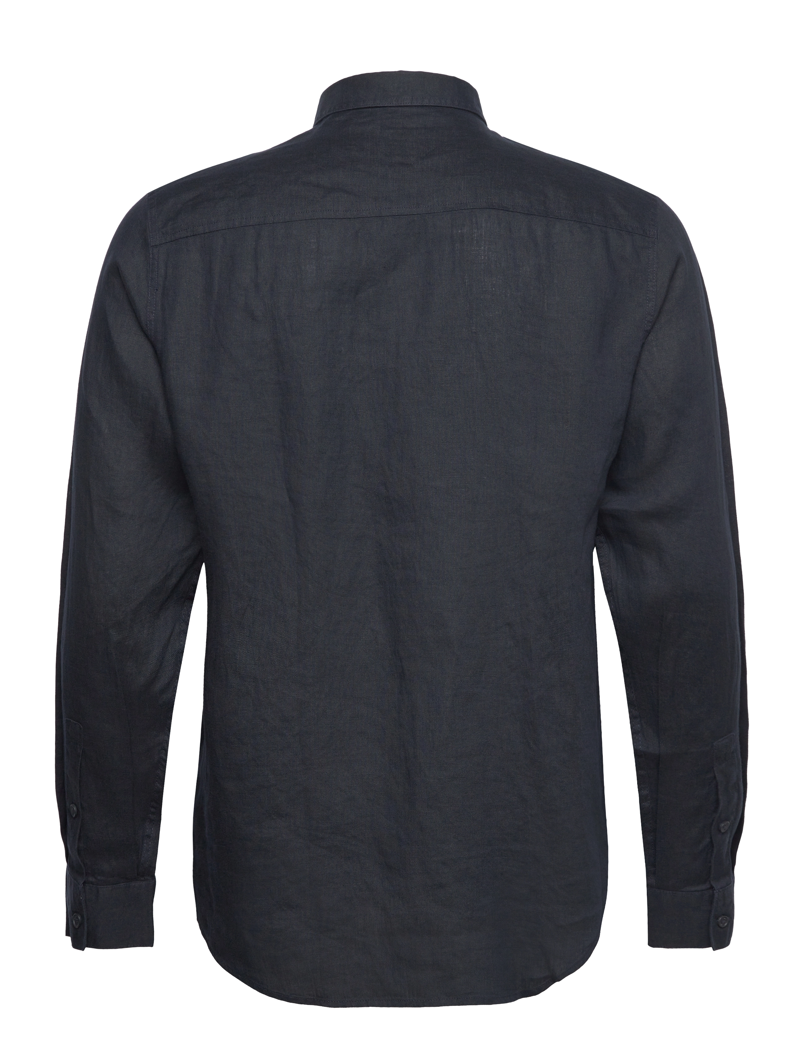 Armani Exchange - SHIRT - leinenhemden - deep navy - 1