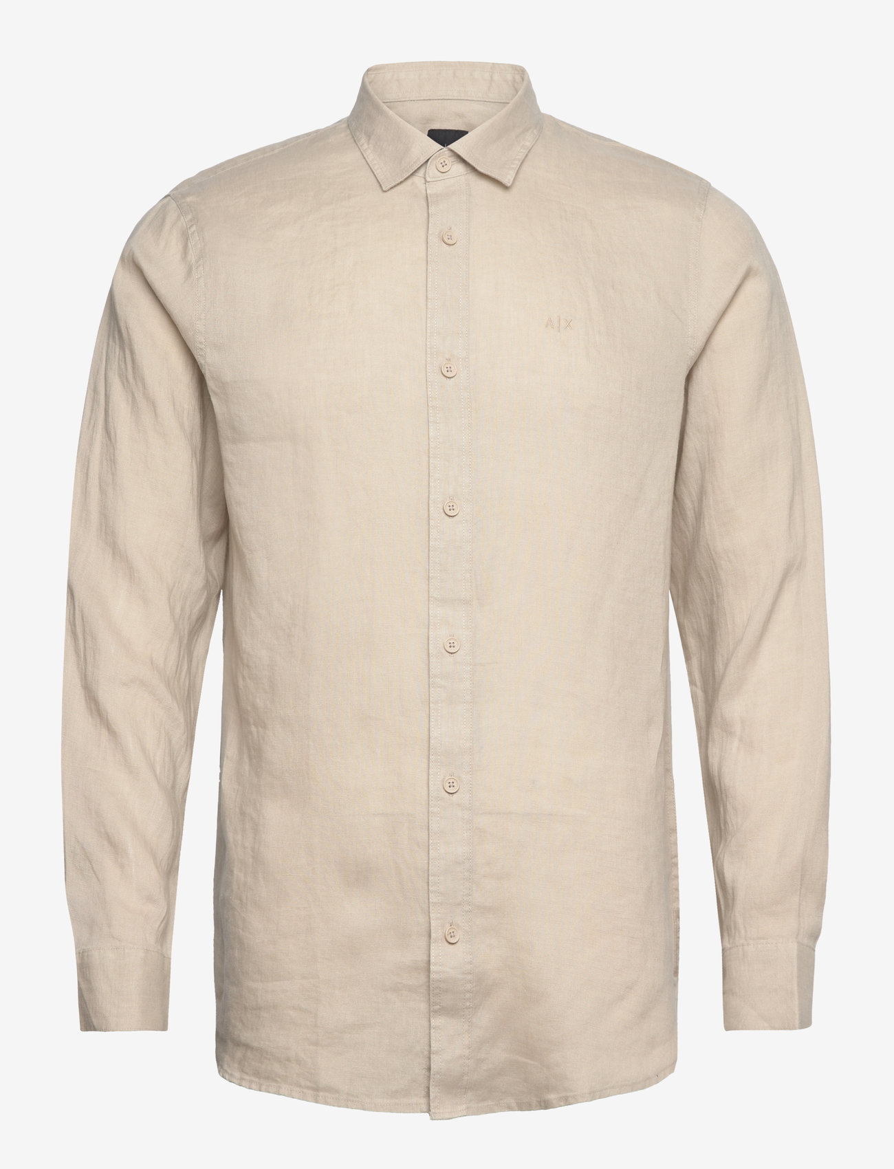 Armani Exchange - SHIRT - hørskjorter - pure cashmere - 0