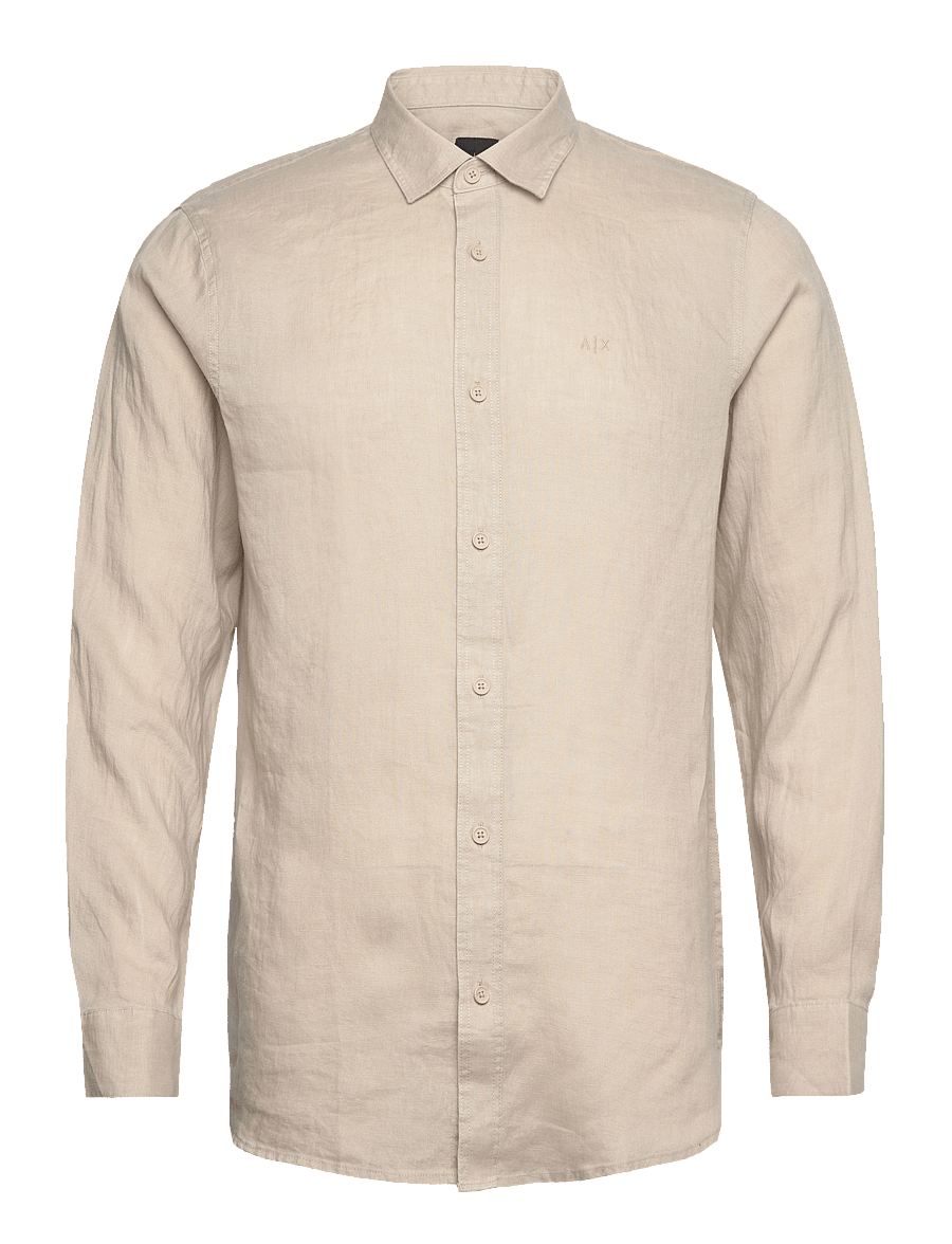 Armani Exchange - SHIRT - linneskjortor - pure cashmere - 0