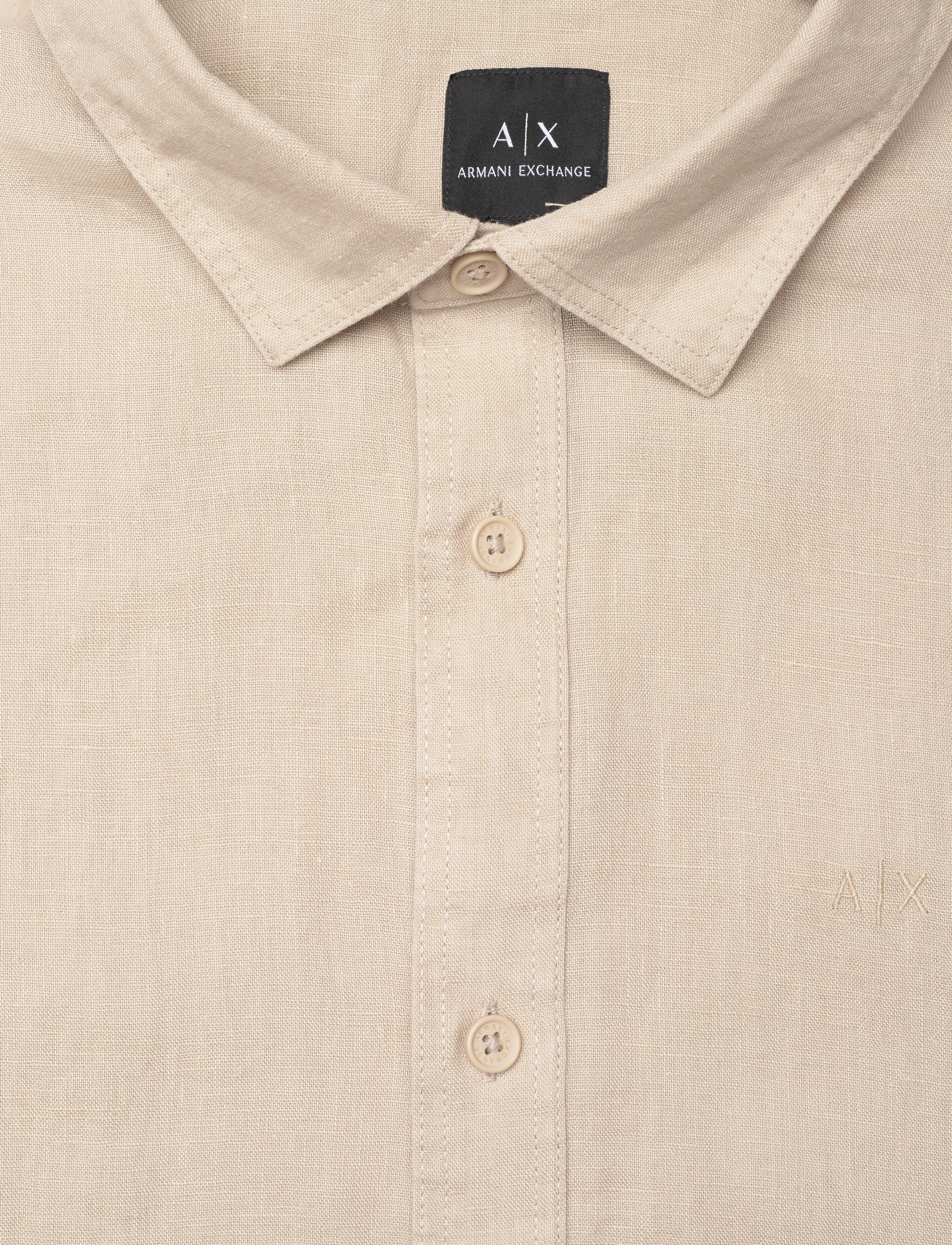 Armani Exchange - SHIRT - hørskjorter - pure cashmere - 2